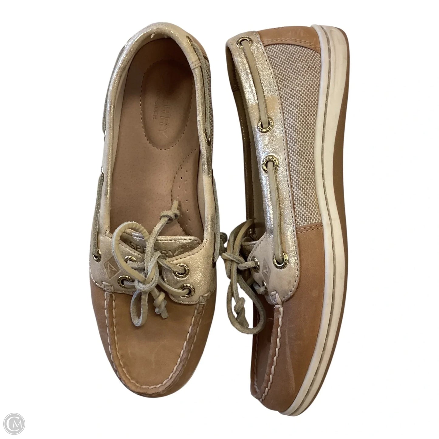 Shoes Flats By Sperry In Tan, Size: 5.5