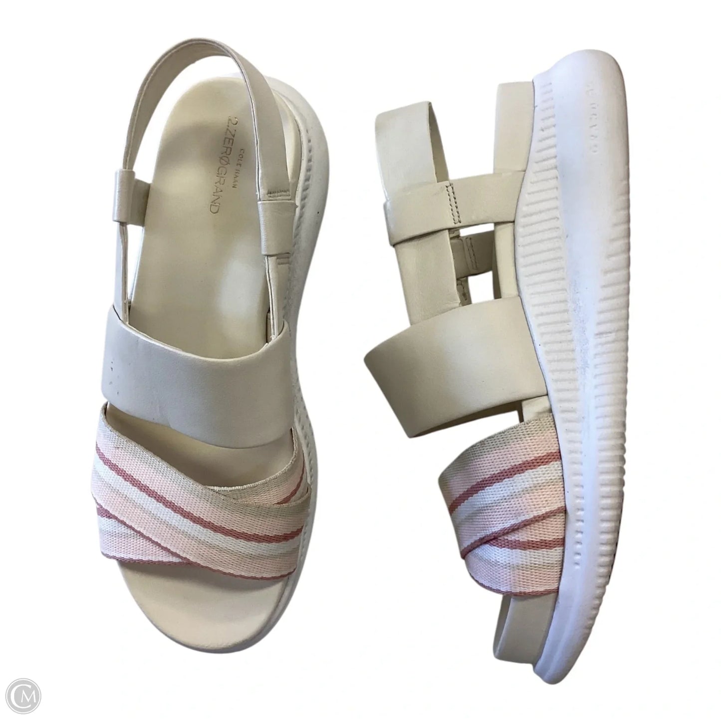 Sandals Flats By Cole-haan In Cream, Size: 5.5