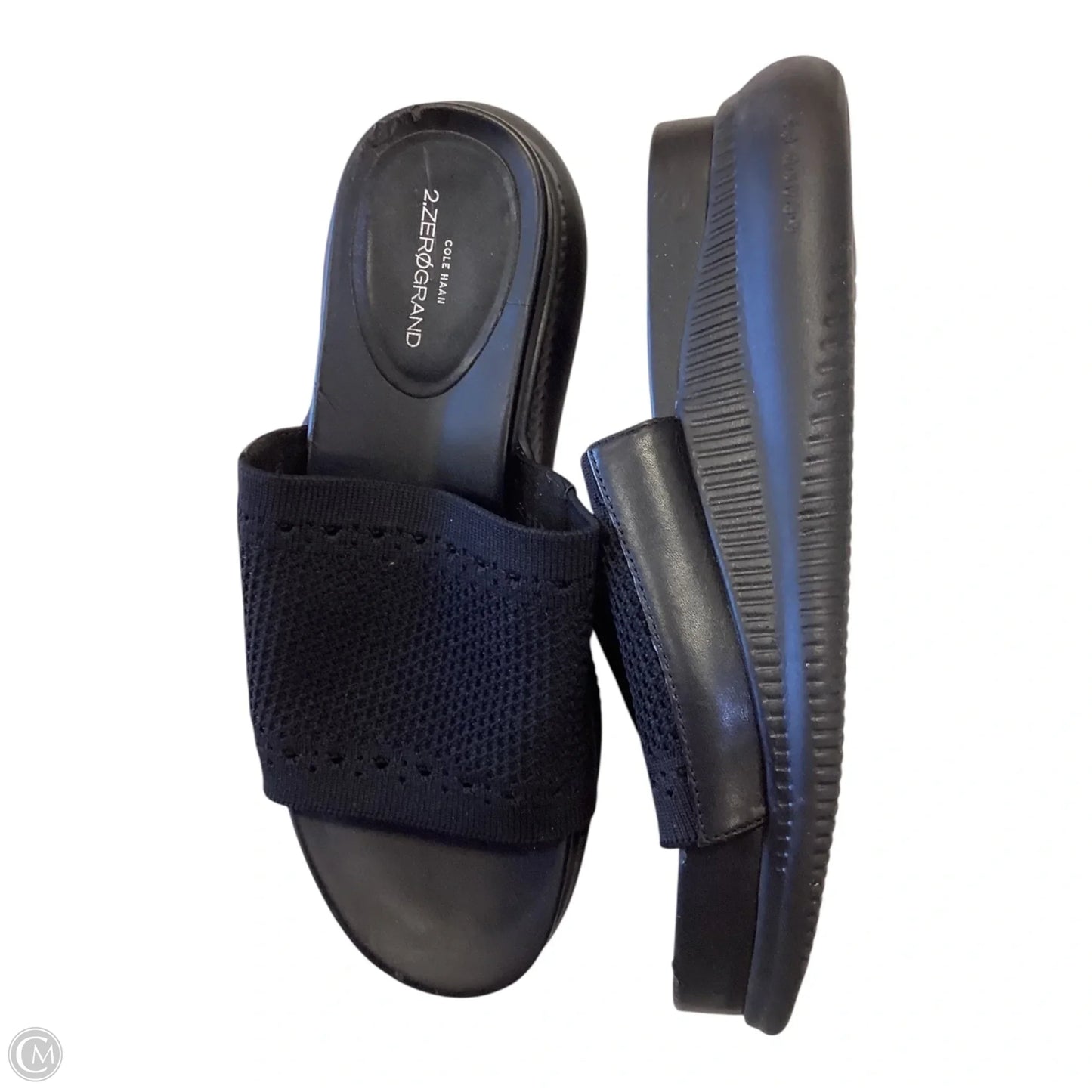 Sandals Heels Block By Cole-haan In Black, Size: 5