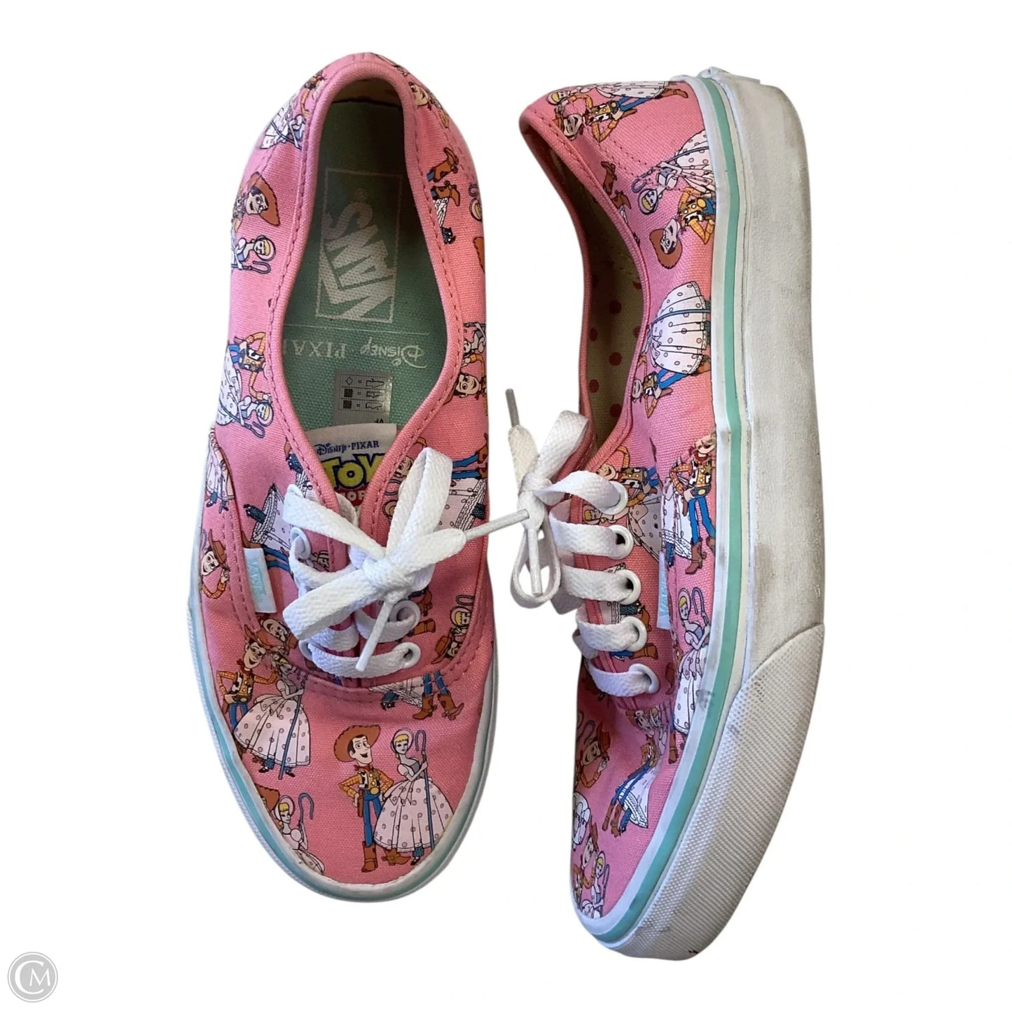 Shoes Athletic By Vans In Pink, Size: 8