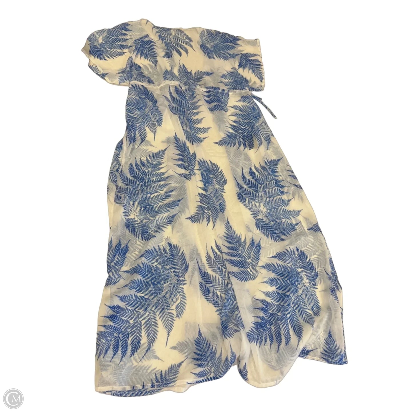 Swimwear Cover-up By Clothes Mentor In Tropical Print