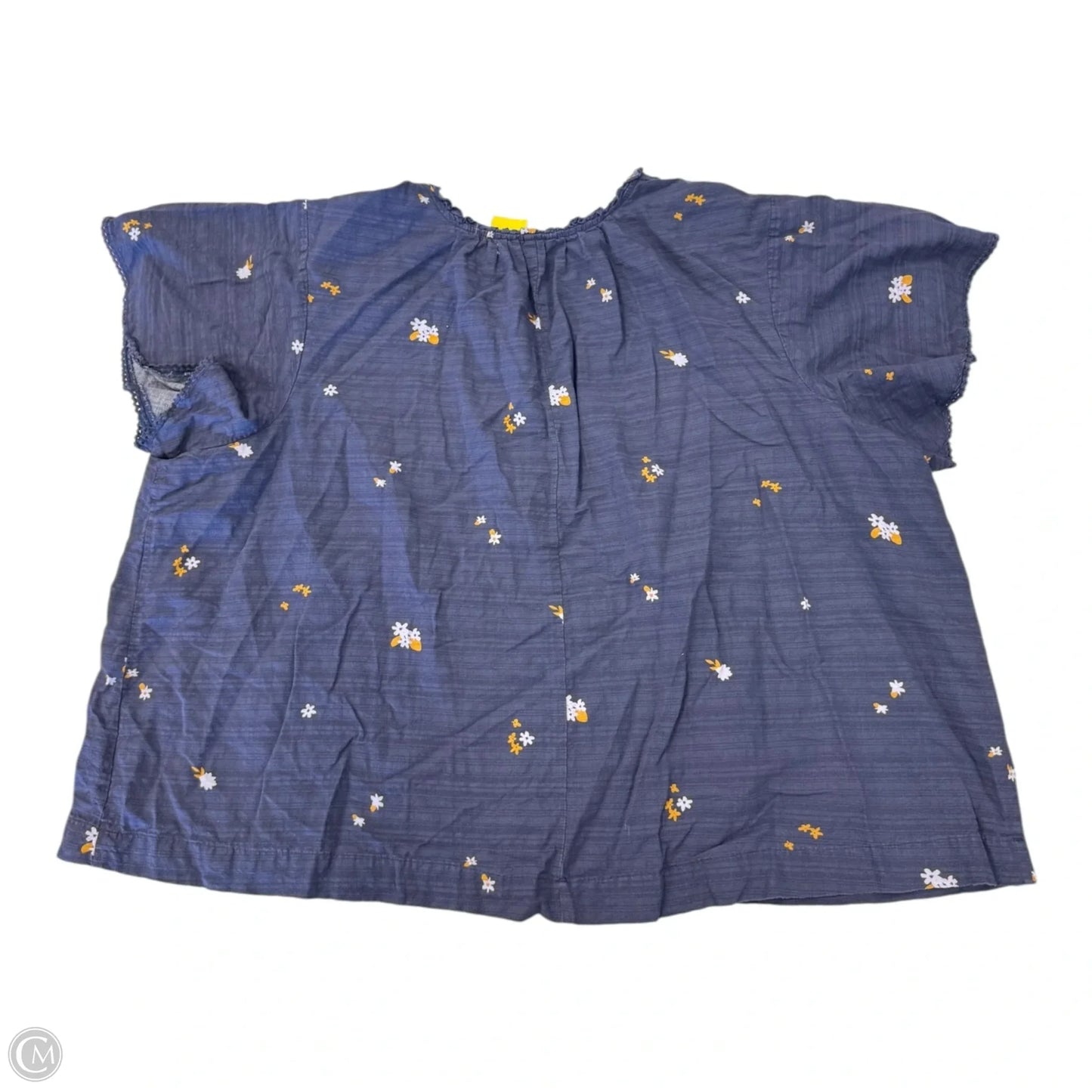 Top Short Sleeve By Sonoma In Floral Print, Size: 3x