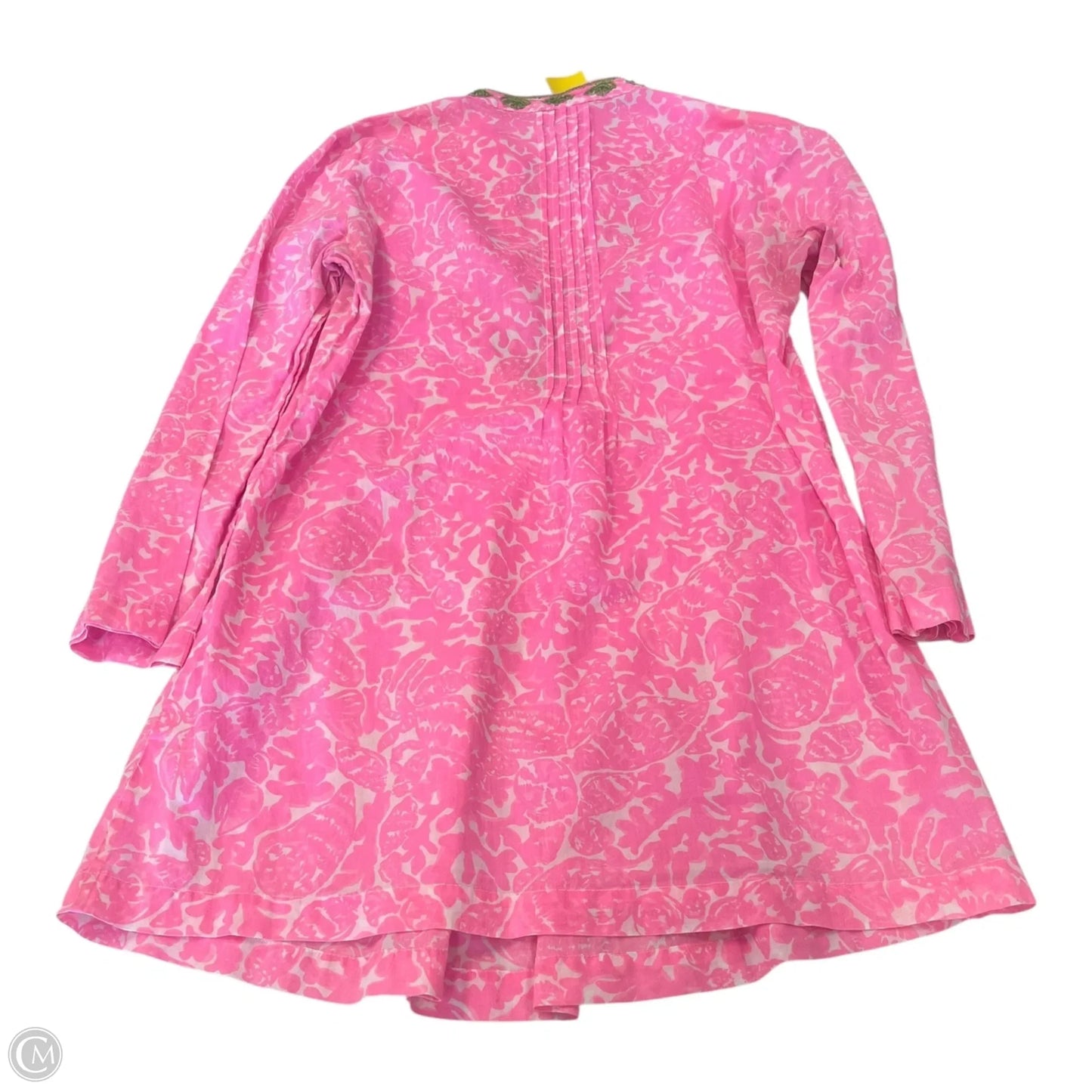 Top 3/4 Sleeve Designer By Lilly Pulitzer In Pink, Size: S