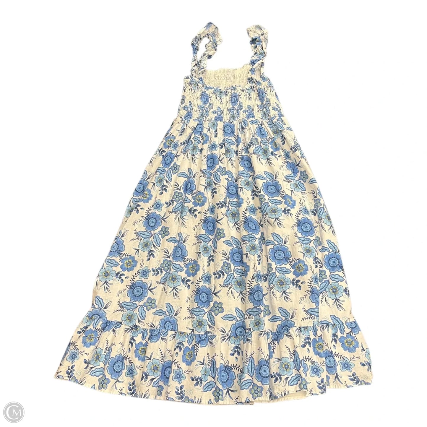 Dress Casual Maxi By Haute Hippie In Blue & White, Size: 10