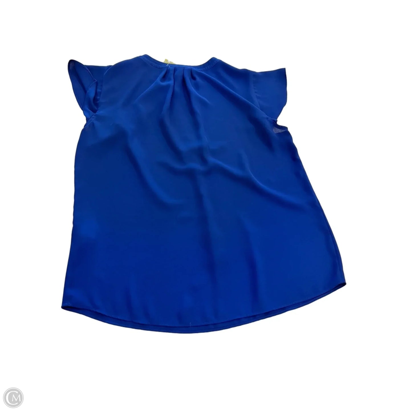 Blouse Sleeveless By Calvin Klein In Blue, Size: S