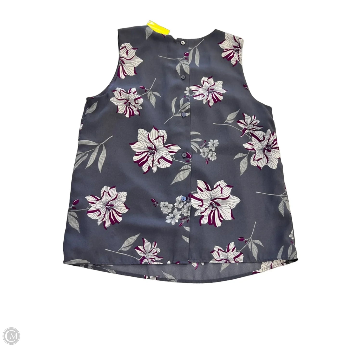 Blouse Sleeveless By Banana Republic In Floral Print, Size: Xs