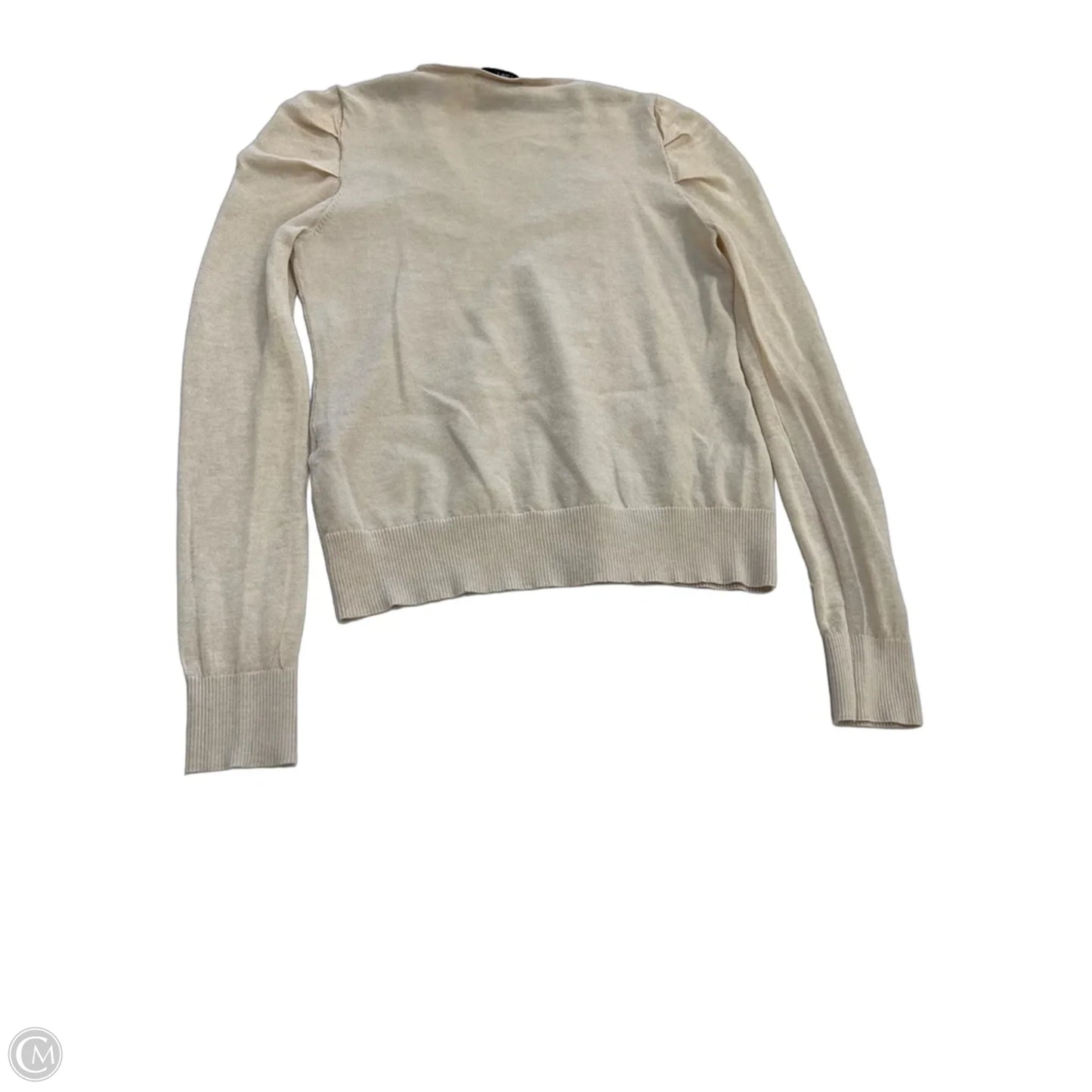 Top Long Sleeve By White House Black Market In Tan, Size: Xs