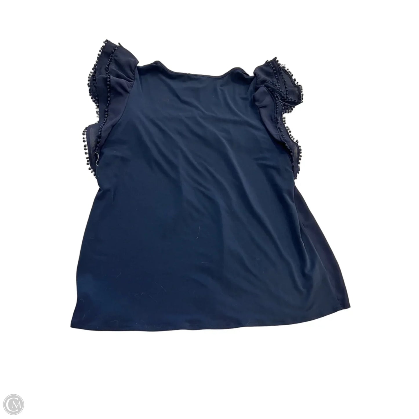 Blouse Sleeveless By Ann Taylor In Navy, Size: Xs