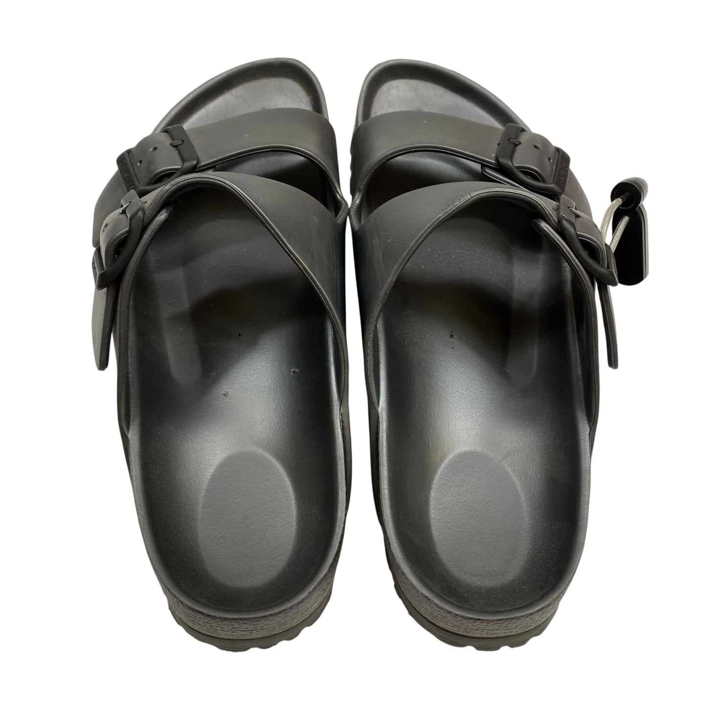 Sandals Flats By Birkenstock In Grey, Size:9