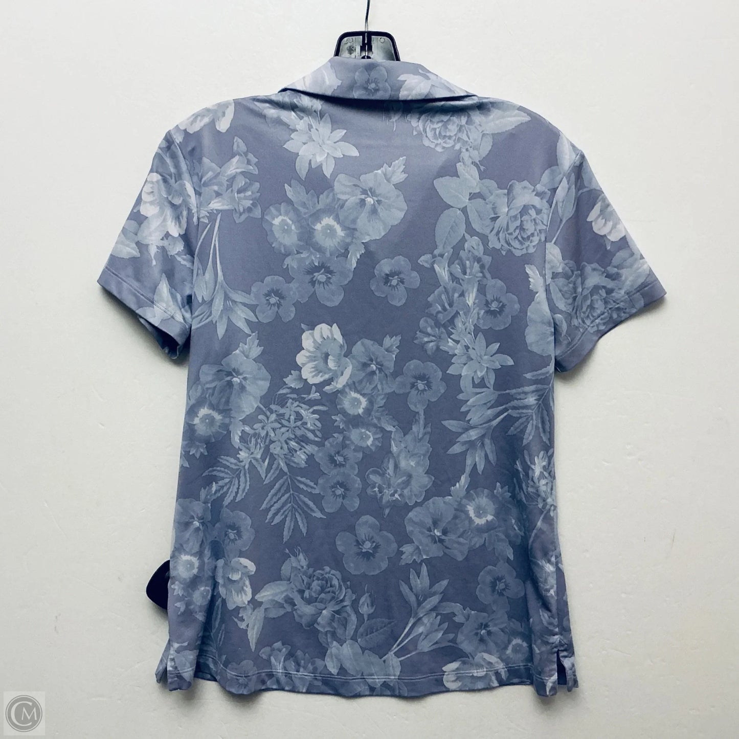 Athletic Top Short Sleeve By Nike In Purple, Size: S