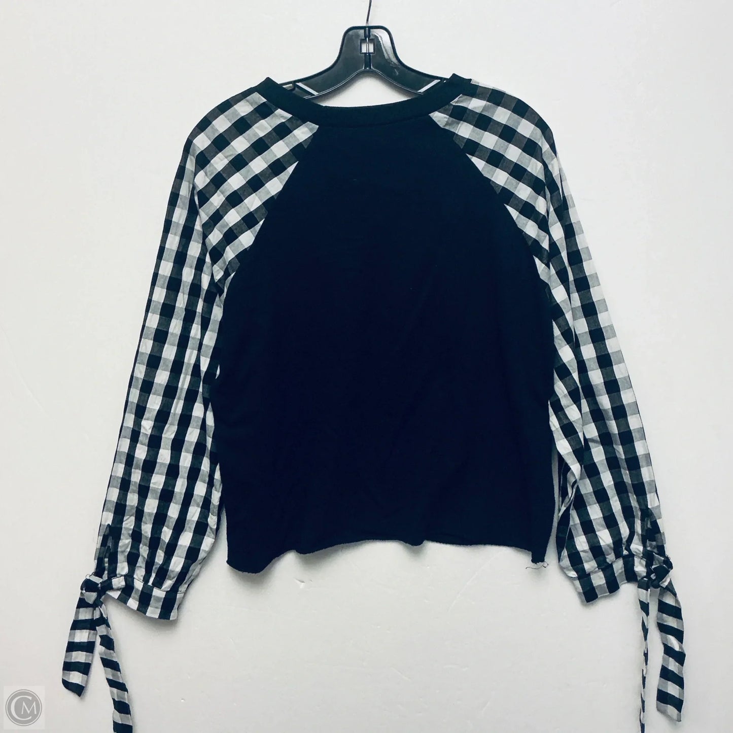 Top Long Sleeve By Caslon In Black, Size: M