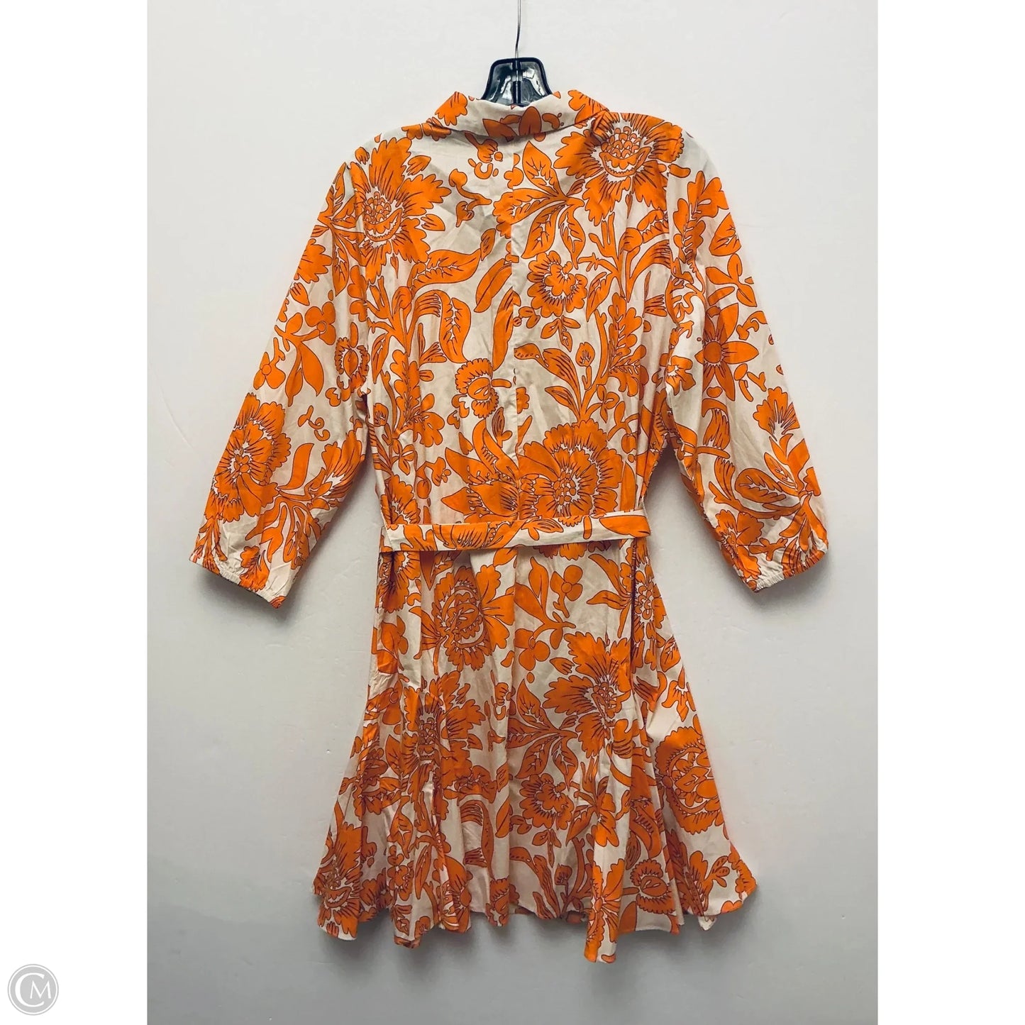 Dress Casual Short By Cynthia Steffe In Orange, Size: Xl