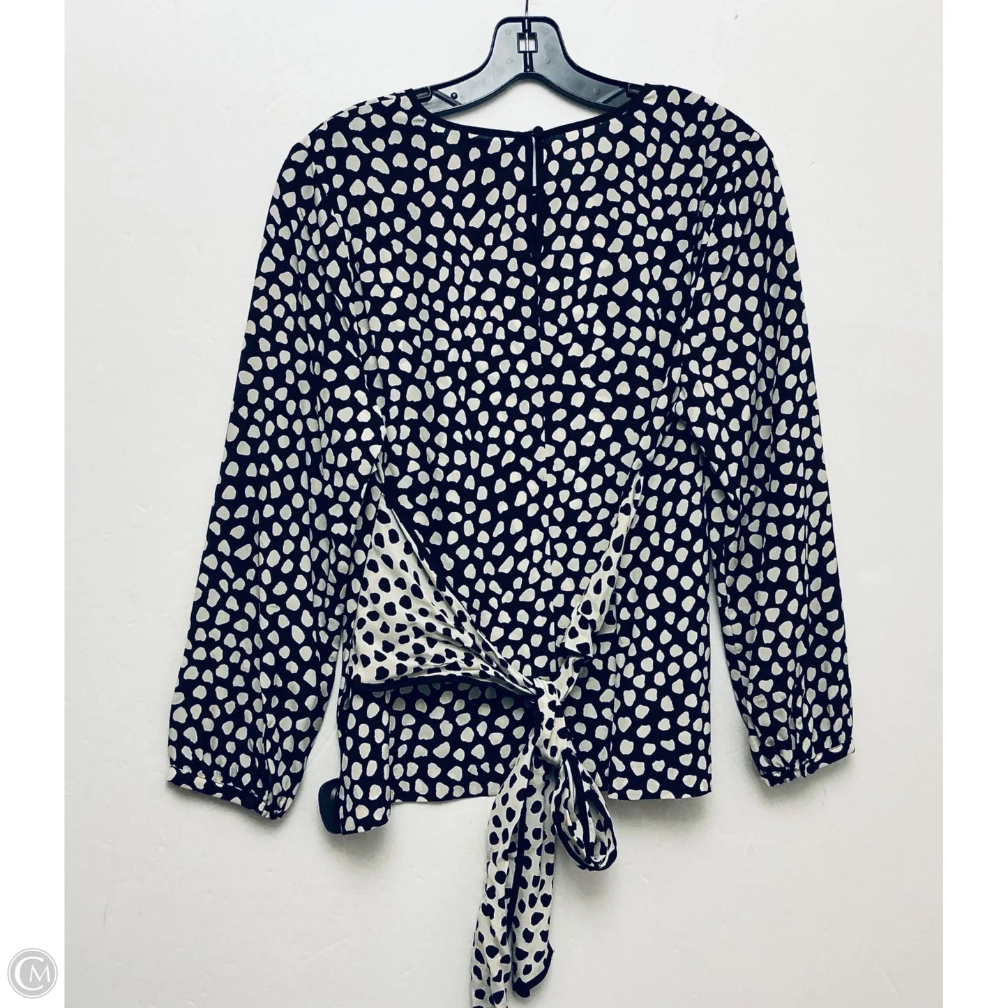 Top Long Sleeve Basic By J. Crew In Black, Size: 8