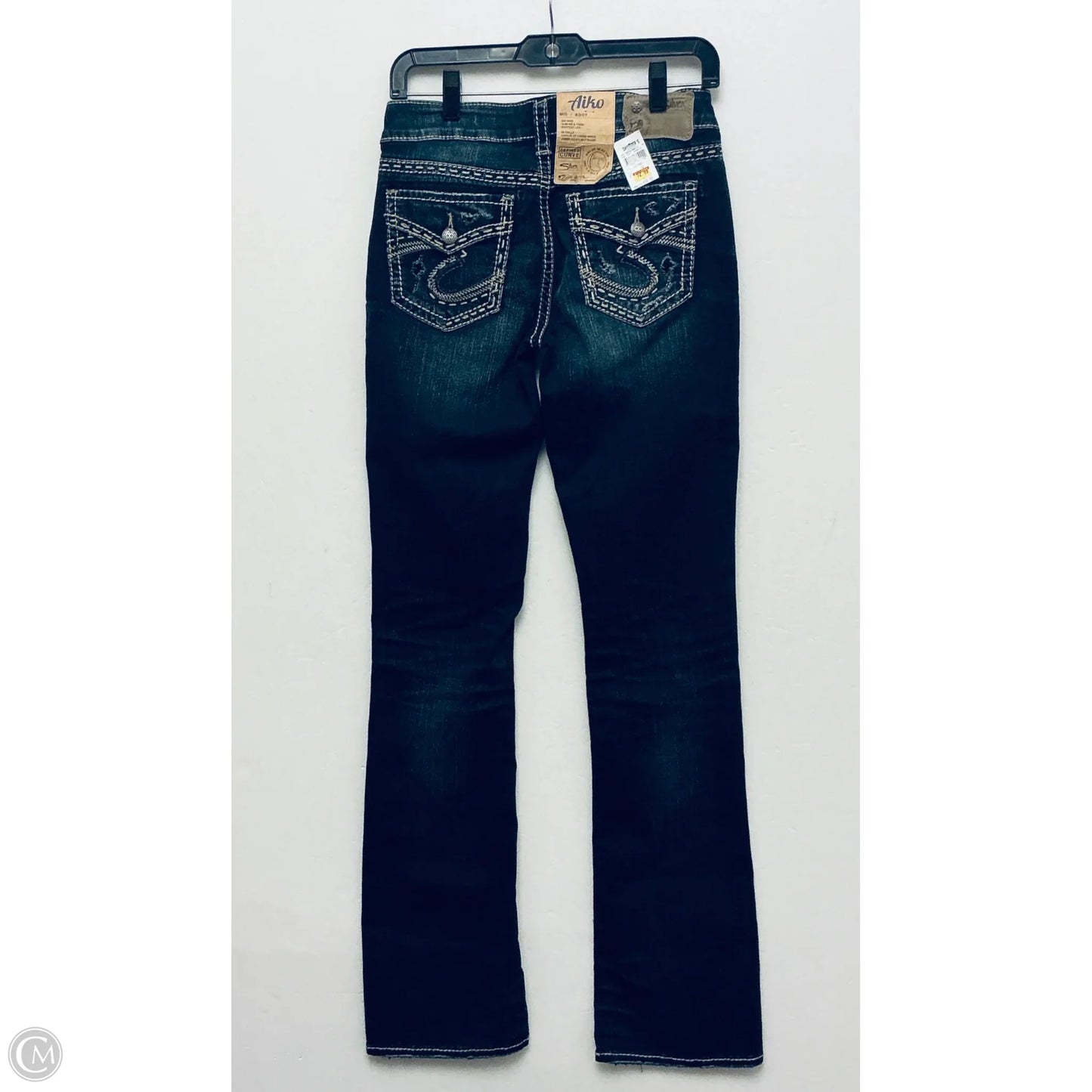 Jeans Straight By Silver In Blue Denim, Size: 4
