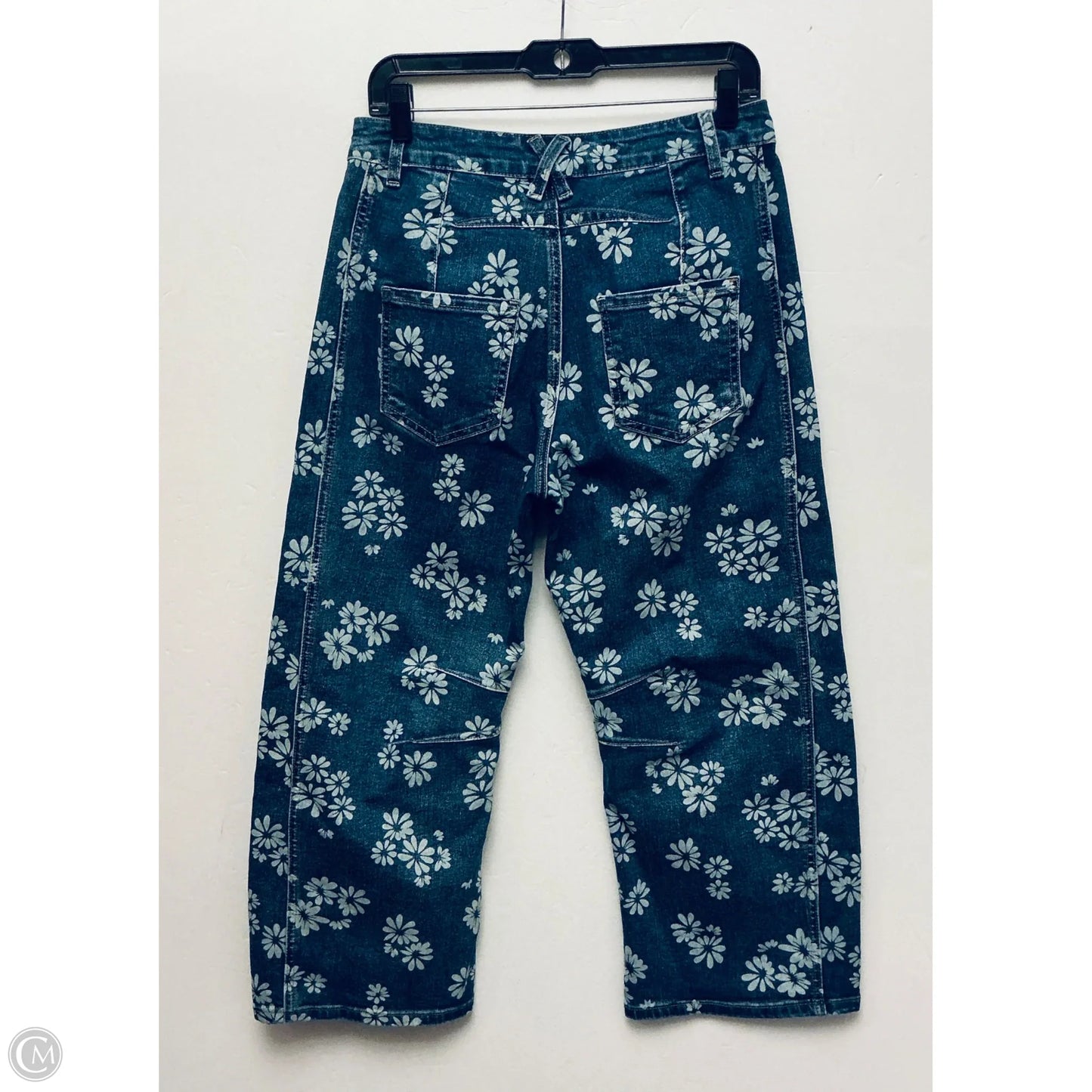 Jeans Wide Leg By Cme In Blue Denim, Size: S