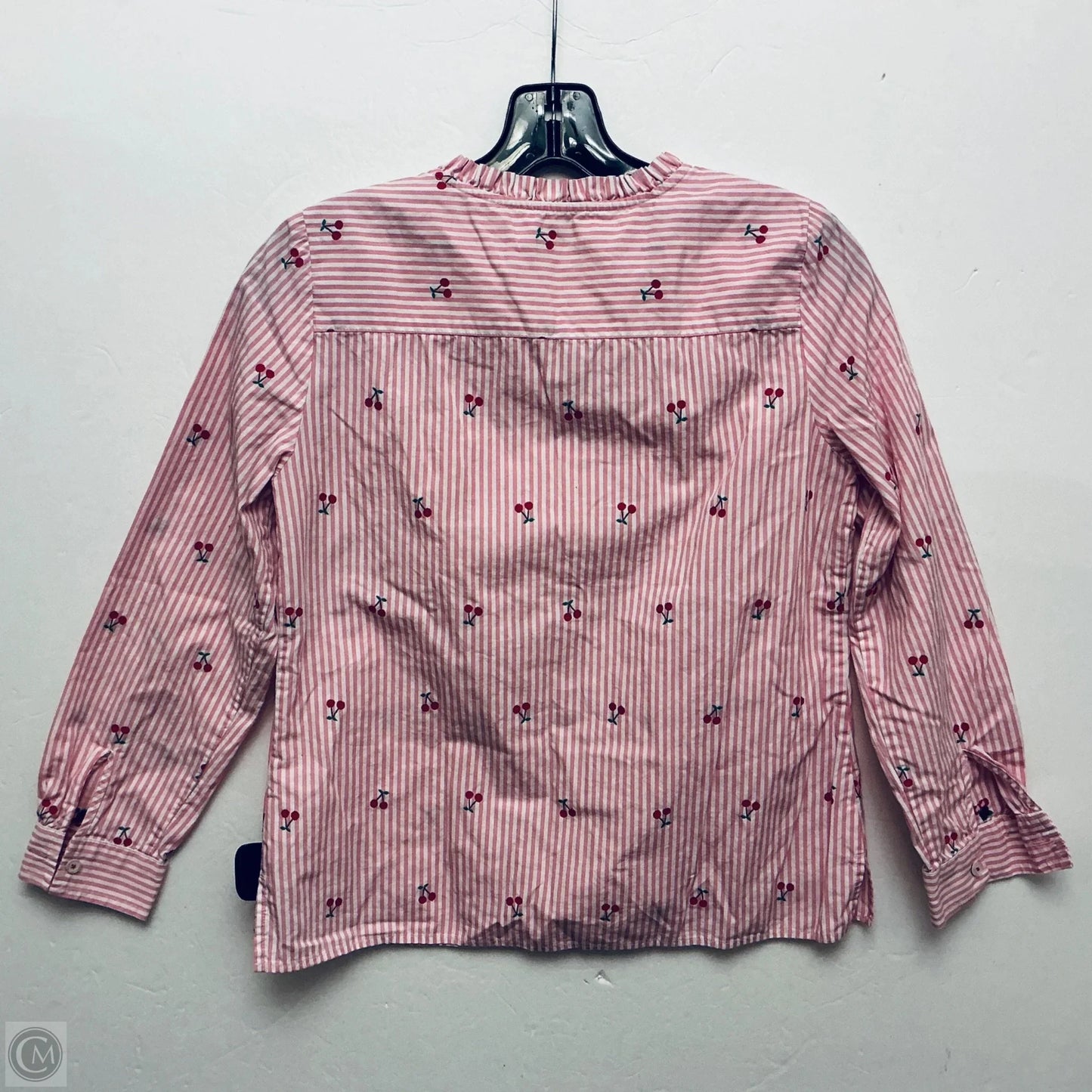 Top Long Sleeve Basic By Talbots In Pink, Size: Xs