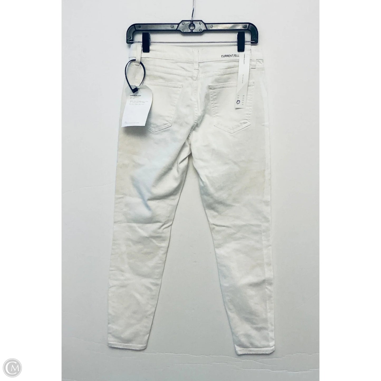 Jeans Skinny By Current/elliott In White, Size: 2