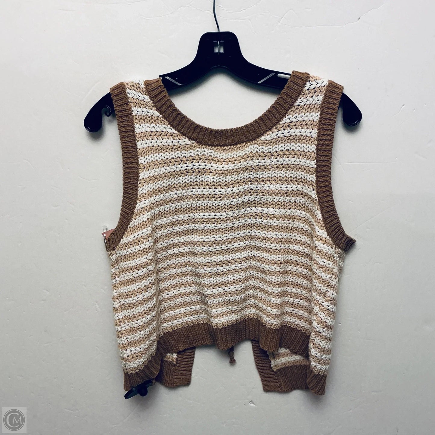 Top Sleeveless Basic By Cme In Brown, Size: M