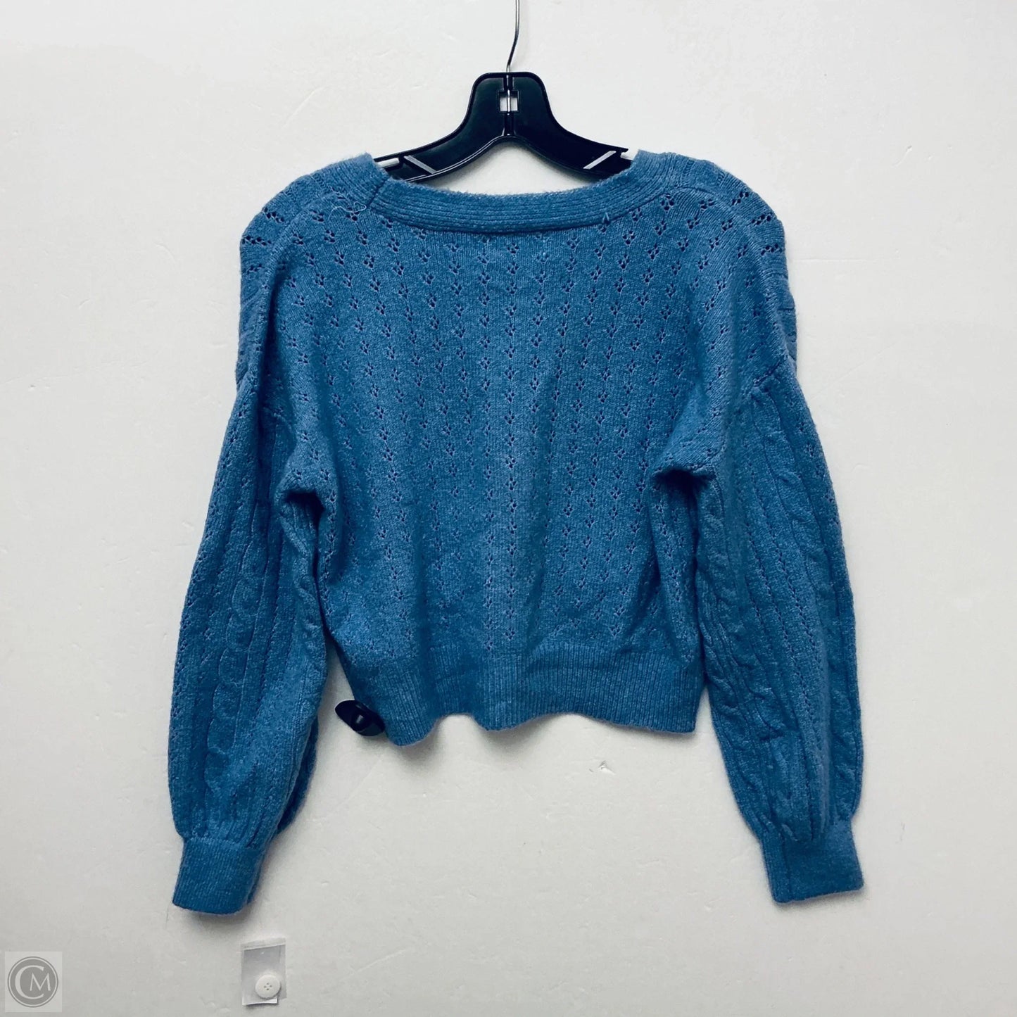 Sweater Cardigan By Cmc In Blue, Size: Xxs