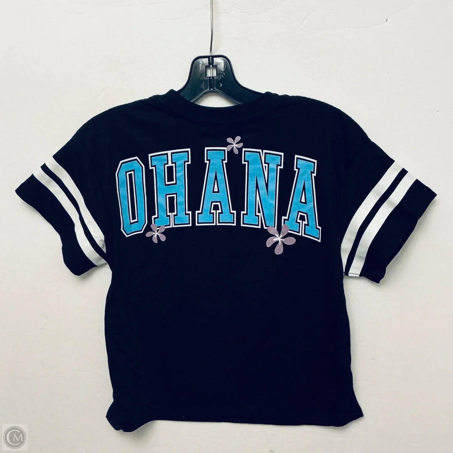 Top Short Sleeve Basic By Disney In Black, Size: S