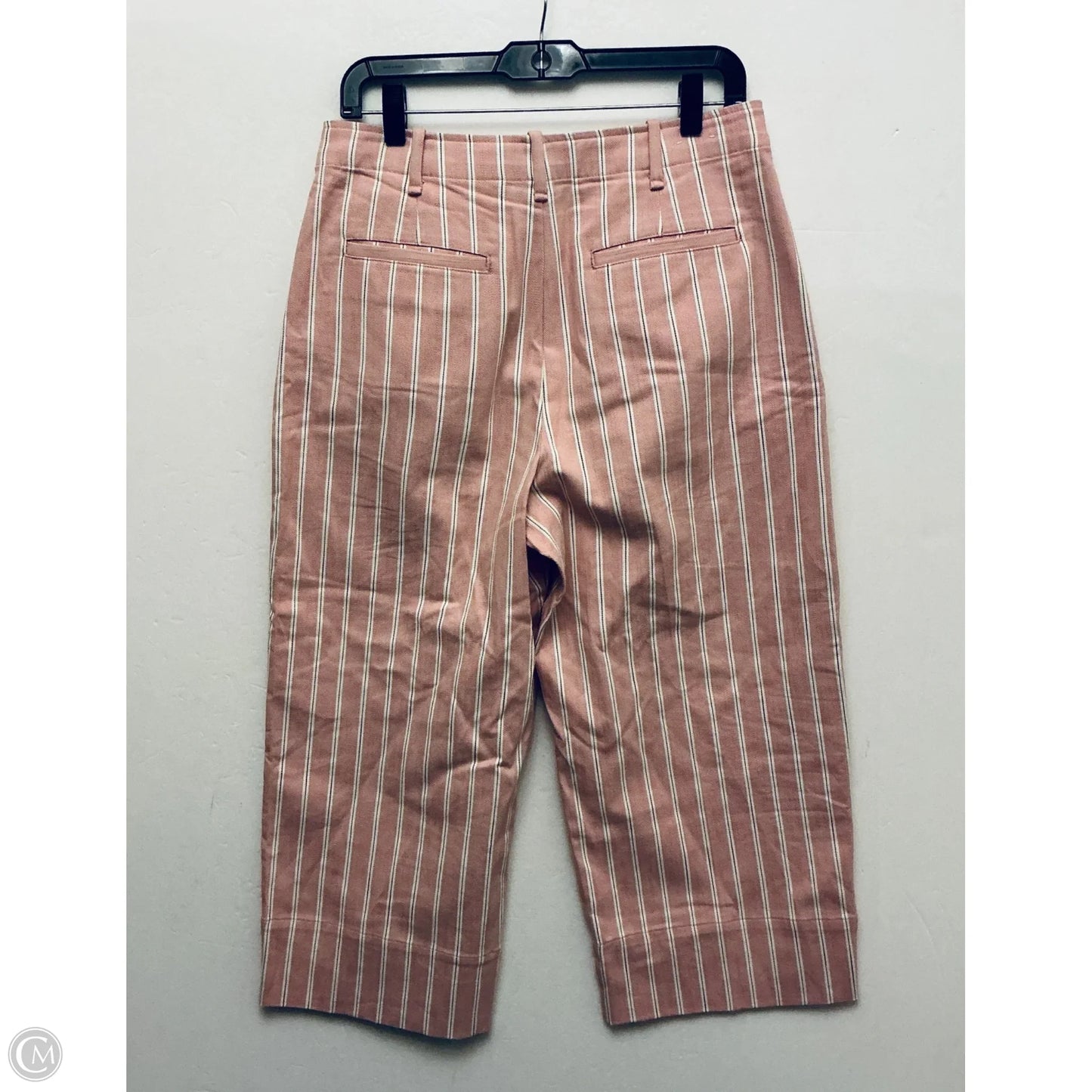Jeans Wide Leg By Banana Republic In Pink Denim, Size: 8