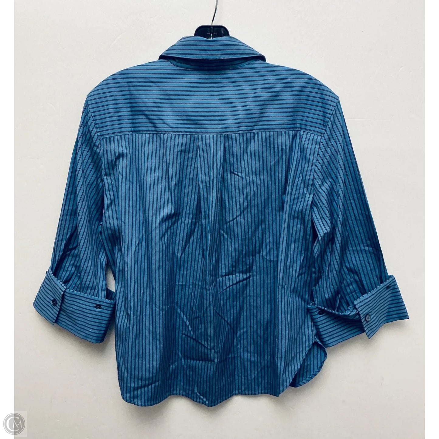 Top Long Sleeve By Madewell In Blue, Size: S