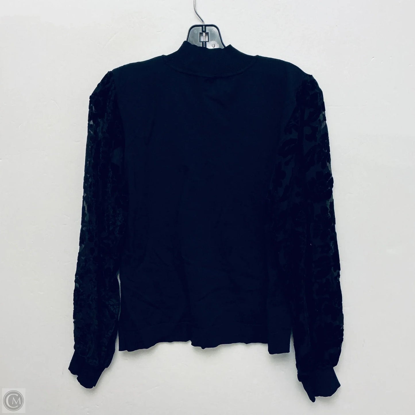 Top Long Sleeve Basic By Inc In Black, Size: L