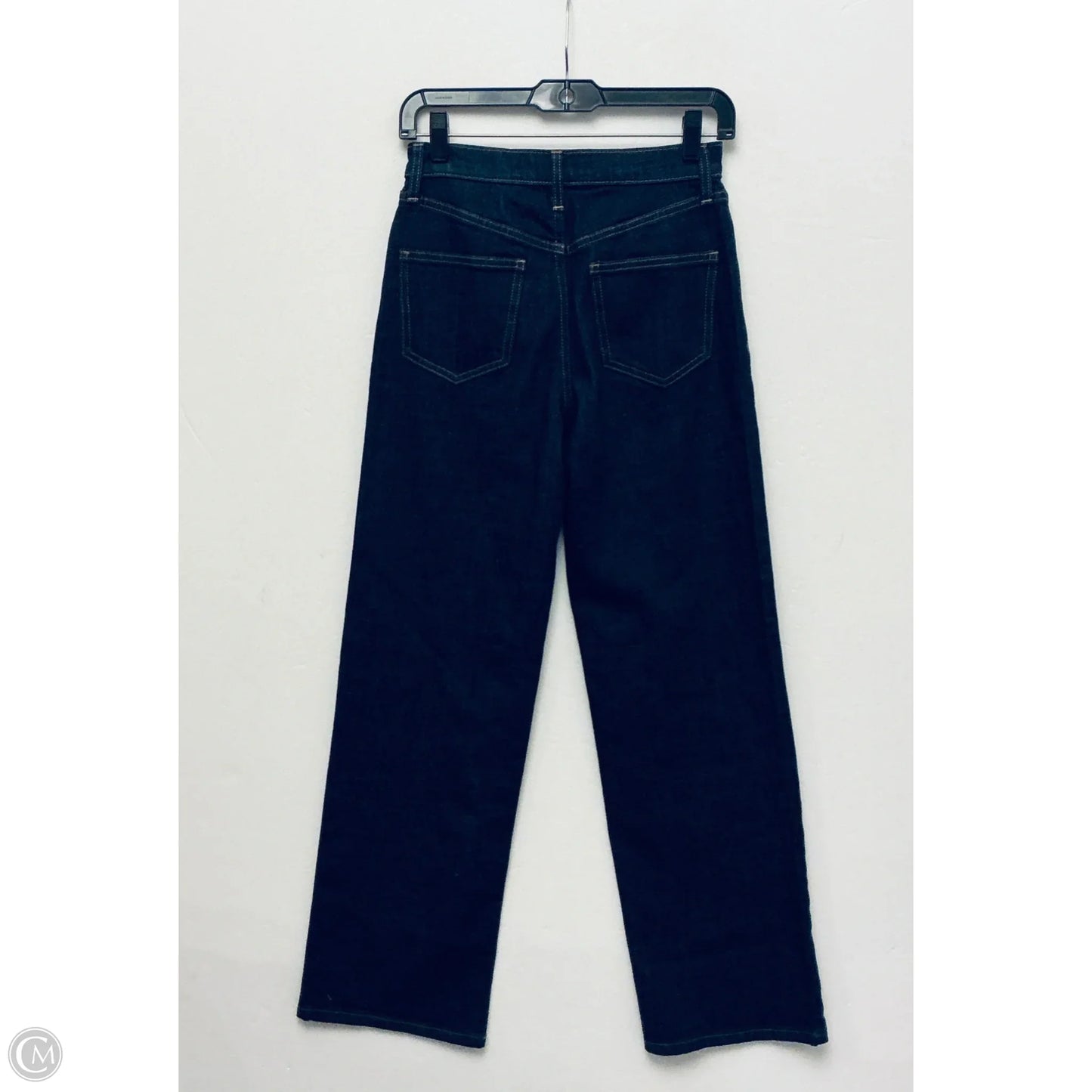 Jeans Straight By Banana Republic In Blue Denim, Size: 0