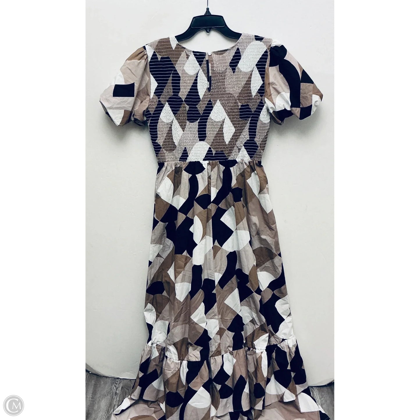 Dress Casual Maxi By Peach Love Cream California In Brown, Size: L