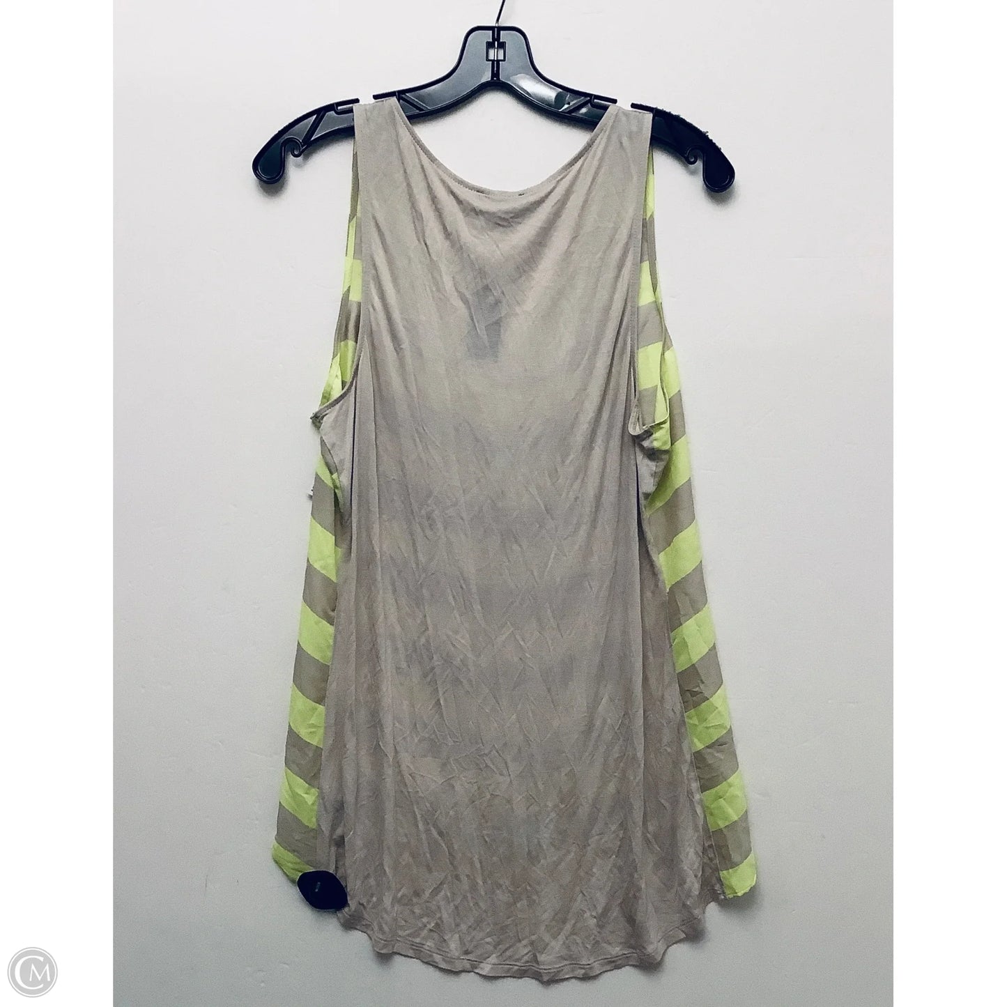 Top Sleeveless By Express In Striped Pattern, Size: L