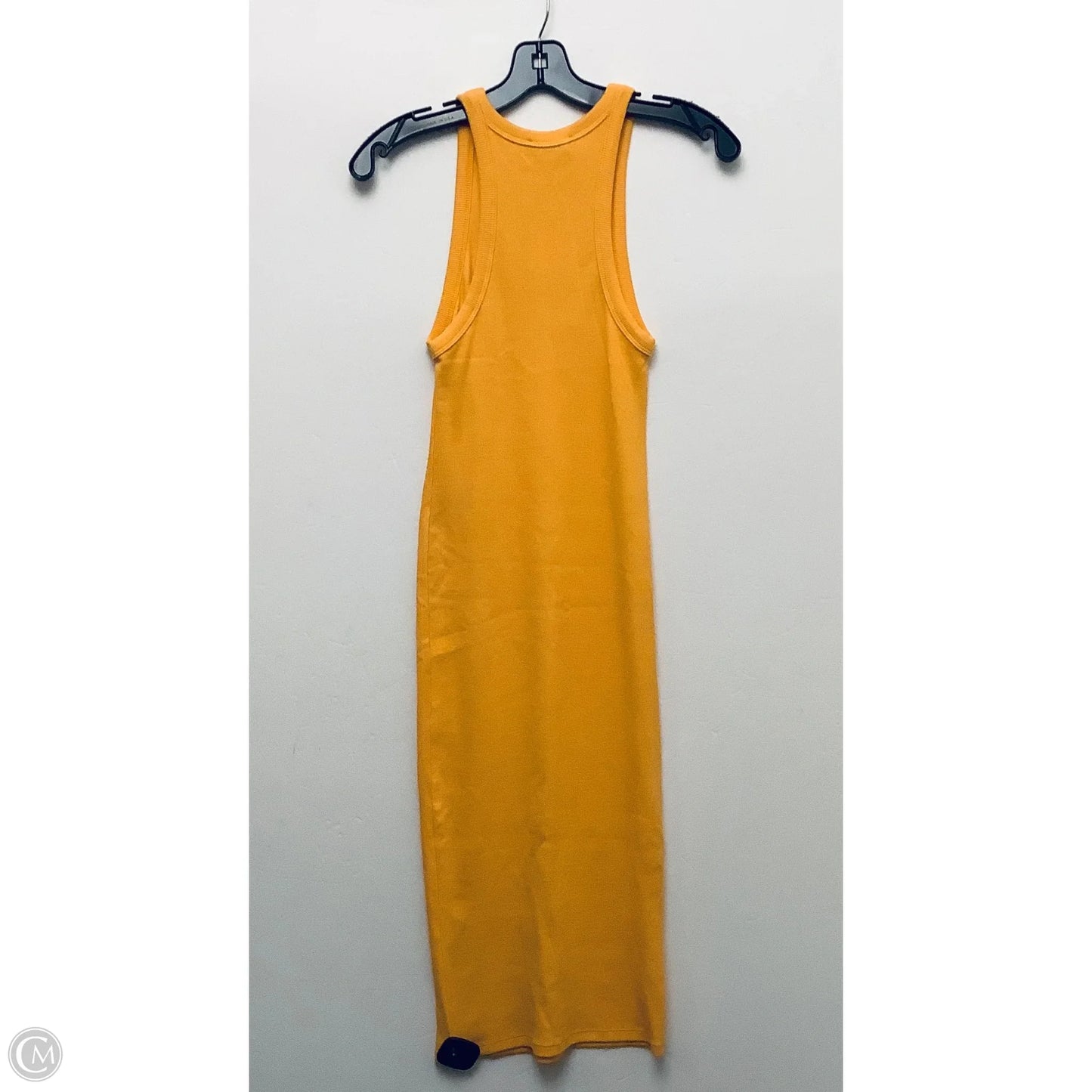 Dress Casual Midi By Zara In Yellow, Size: M