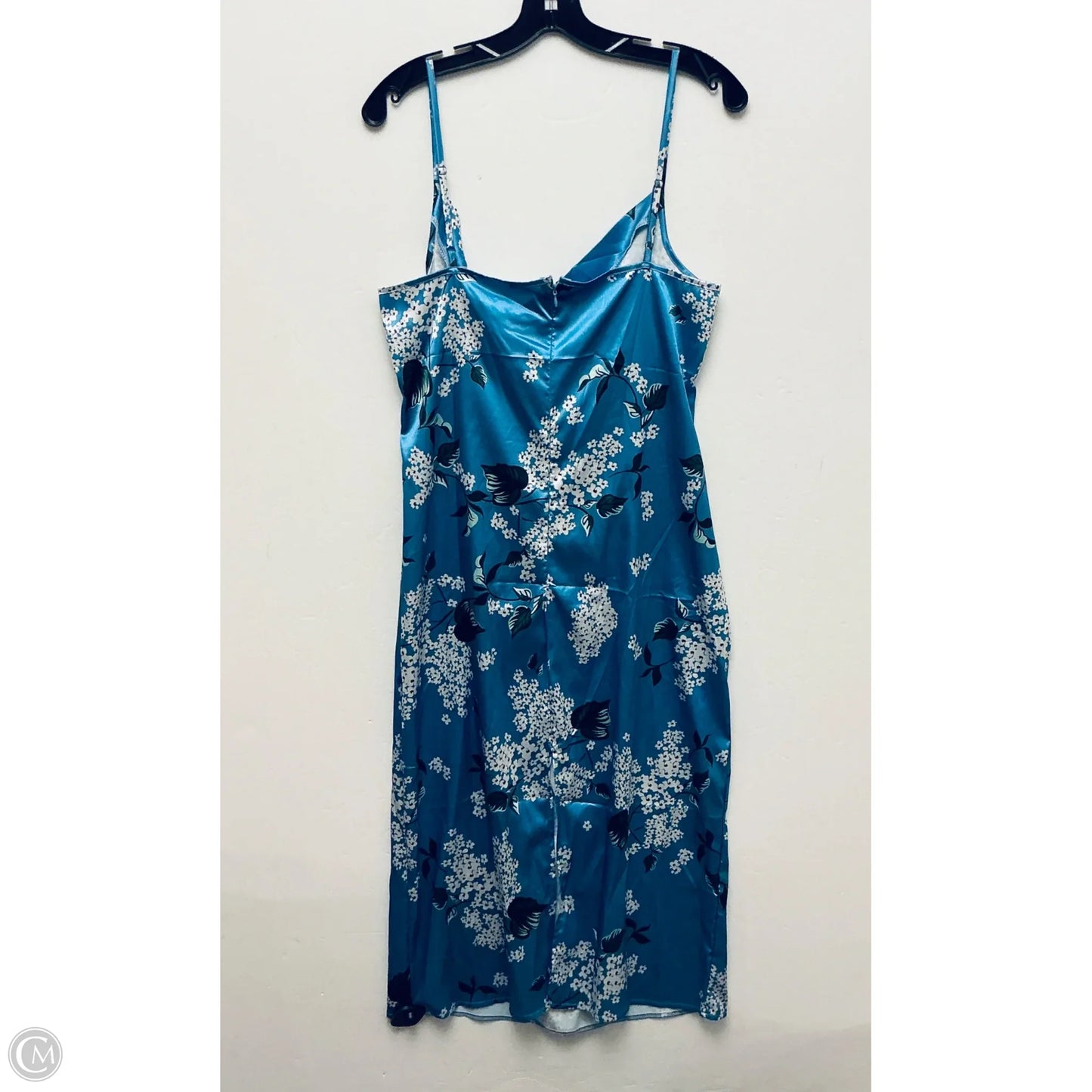 Dress Casual Midi By Cme In Blue, Size: Xl