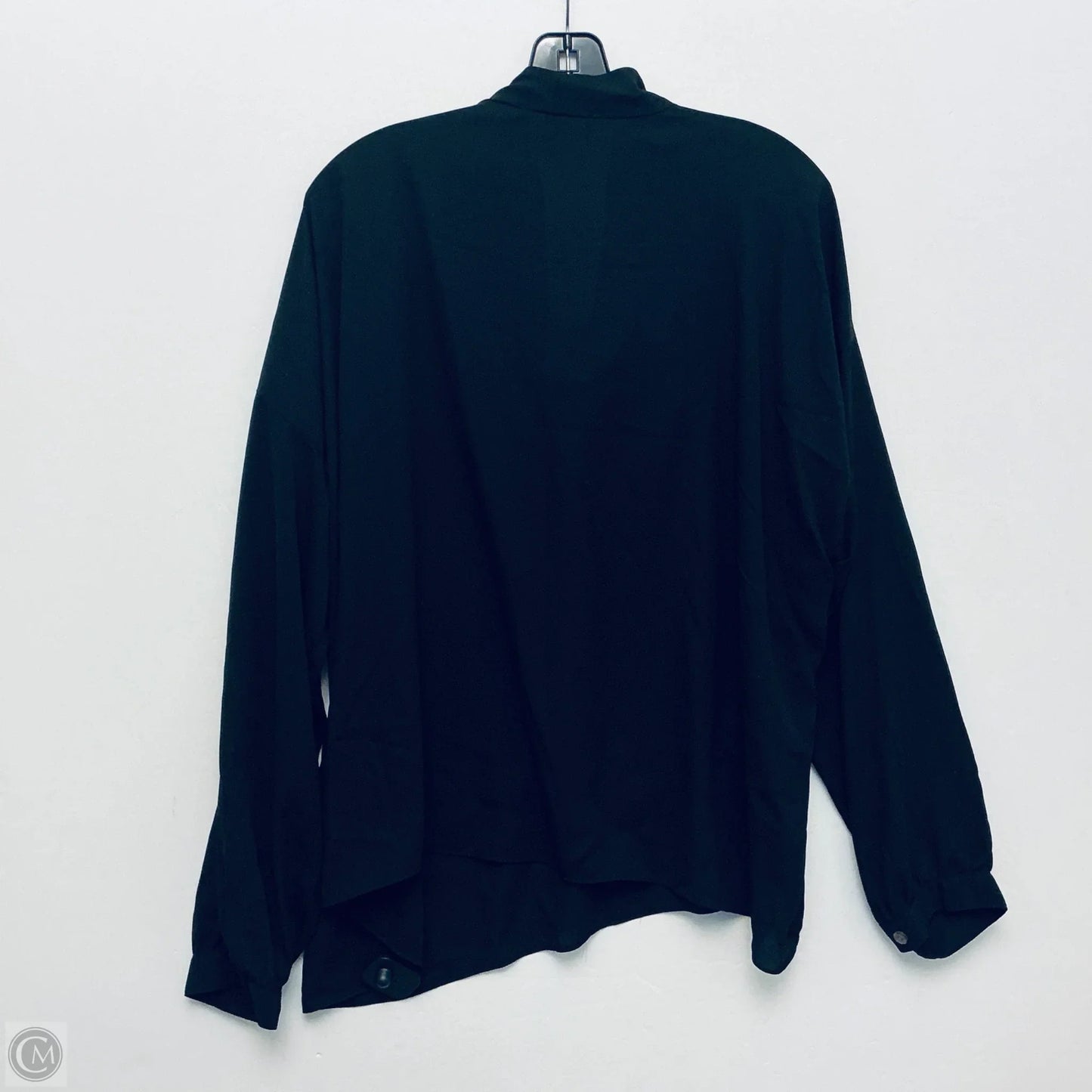 Top Long Sleeve Basic By Karen Kane In Black, Size: Xl
