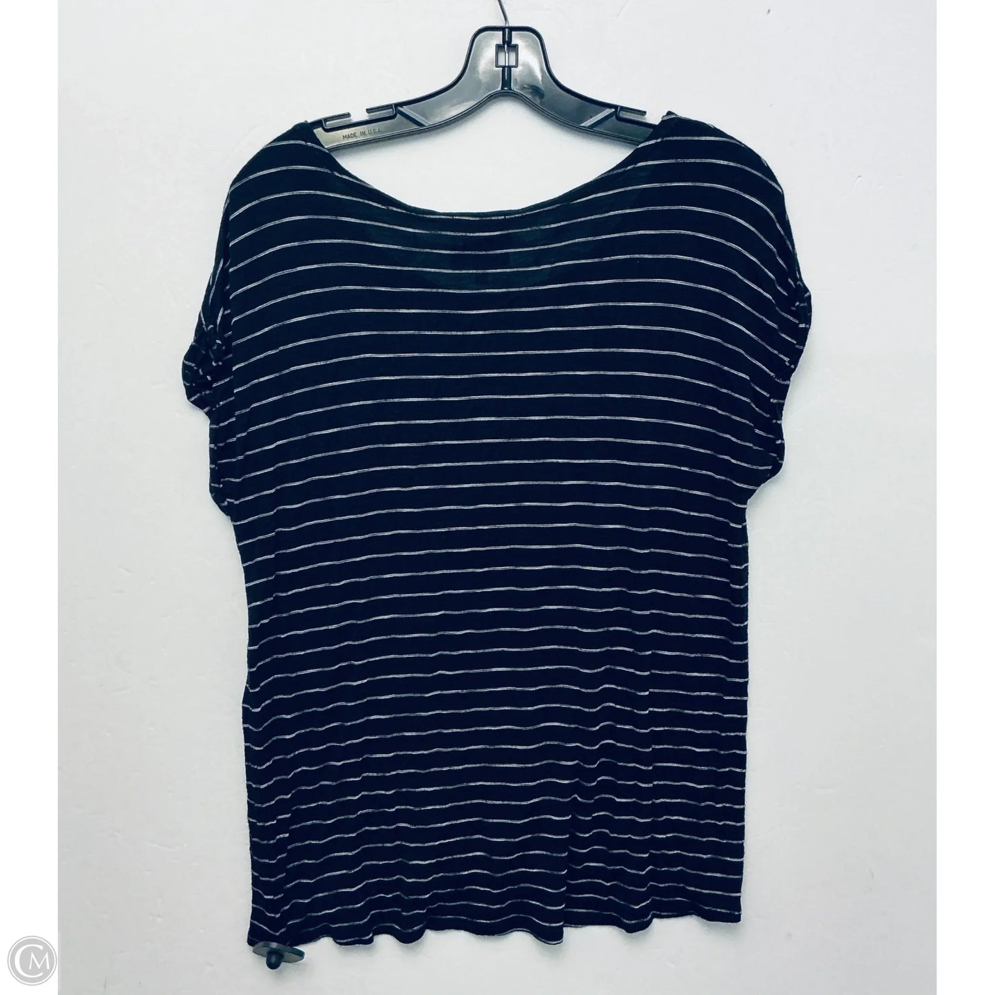 Top Short Sleeve Basic By W5 In Black, Size: M