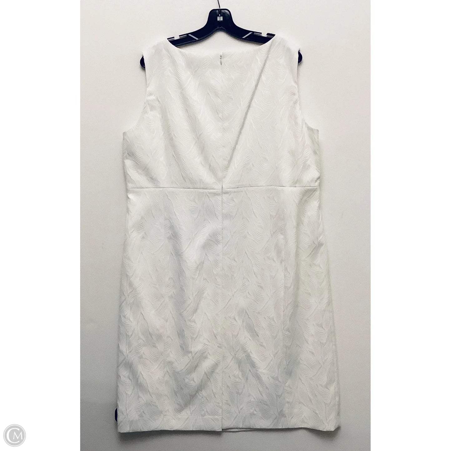 Dress Casual Midi By Kasper In White, Size: 16