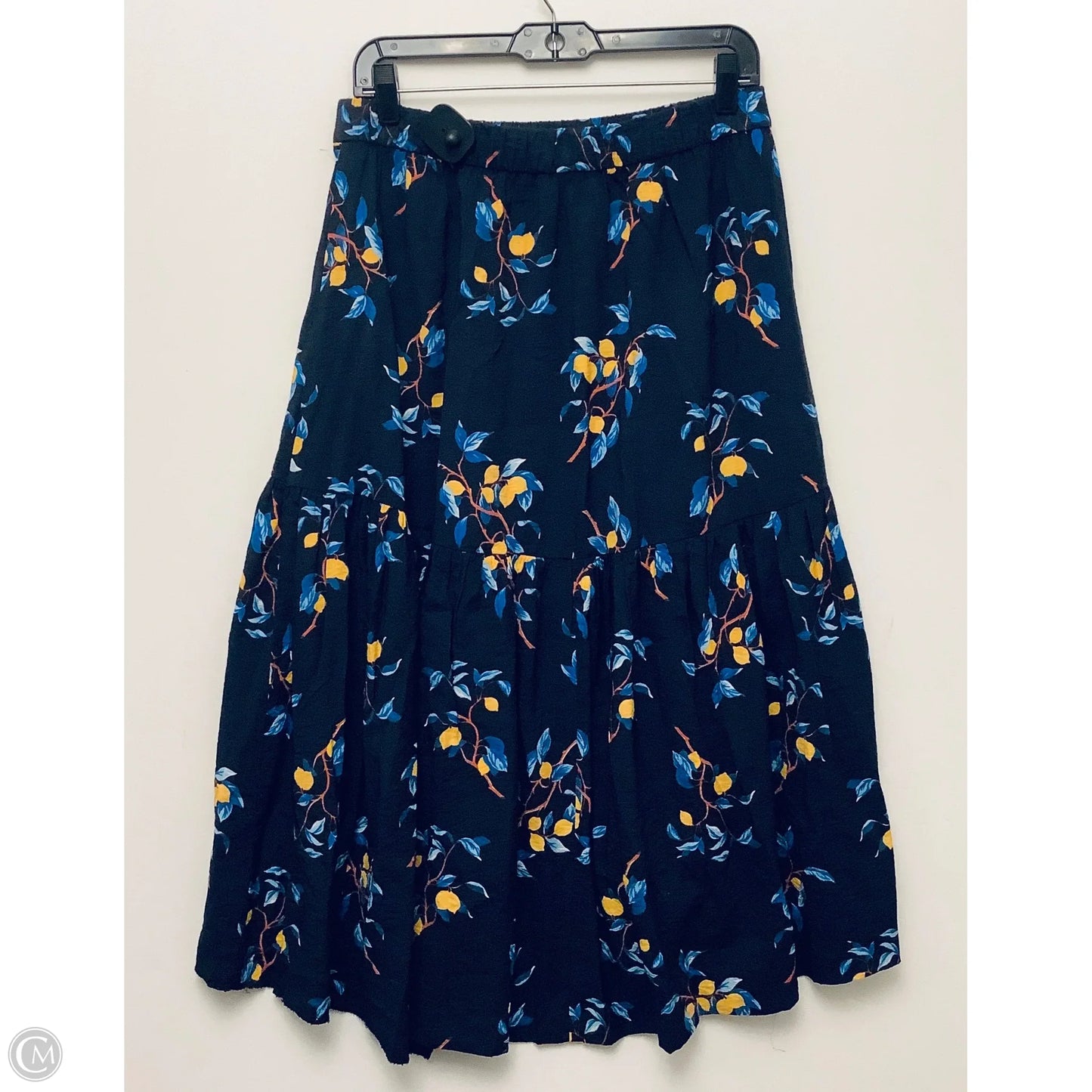 Skirt Maxi By Ann Taylor In Navy, Size: M