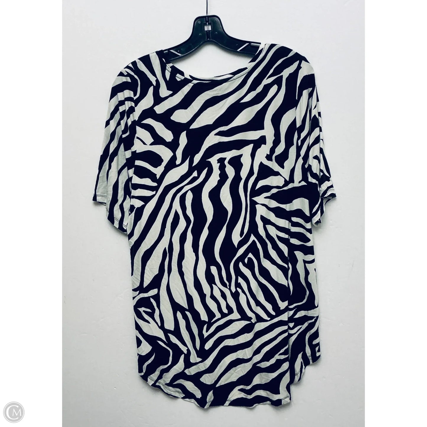 Top Short Sleeve Basic By Lane Bryant In Animal Print, Size: Xl