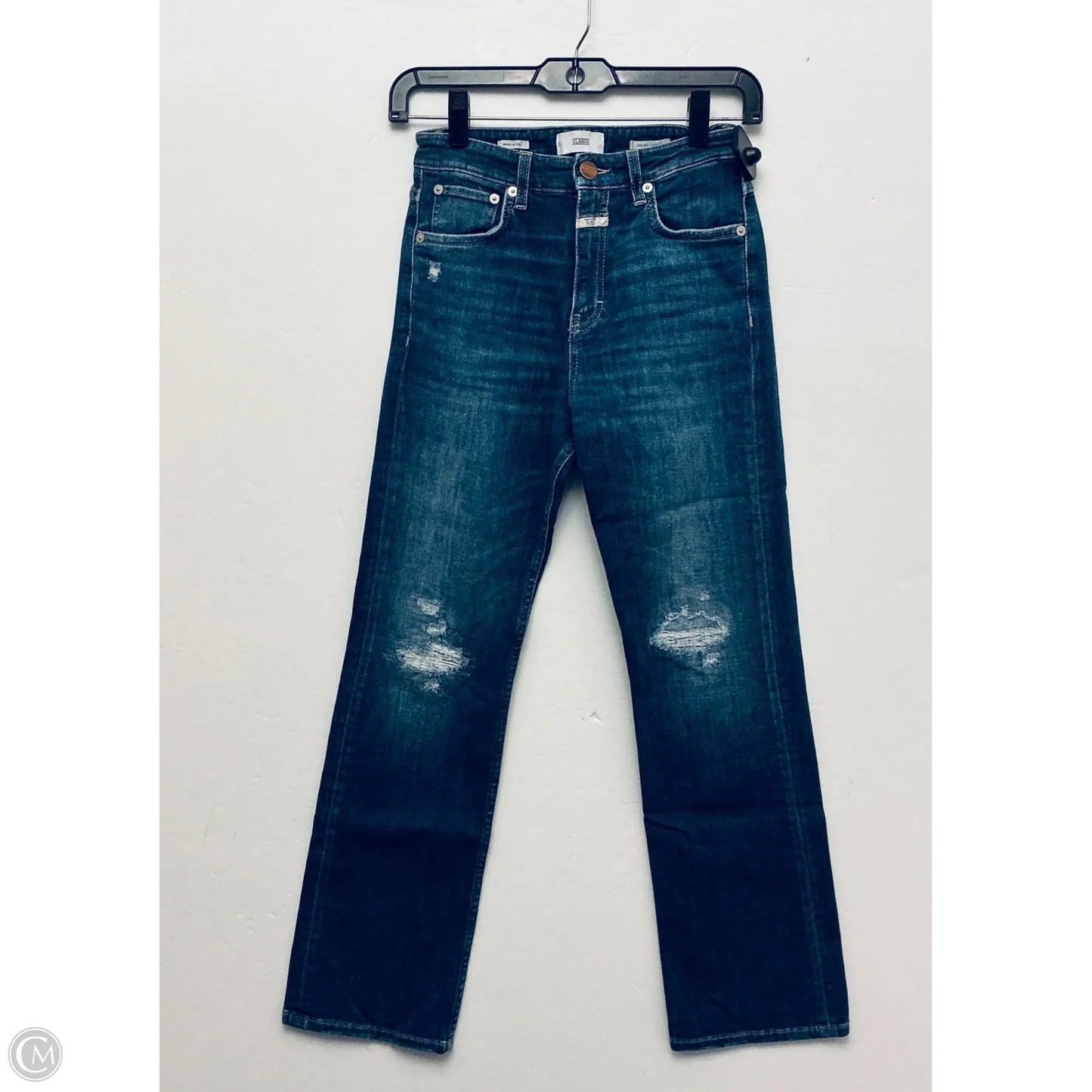 Jeans Flared By Closed In Blue Denim, Size: 0