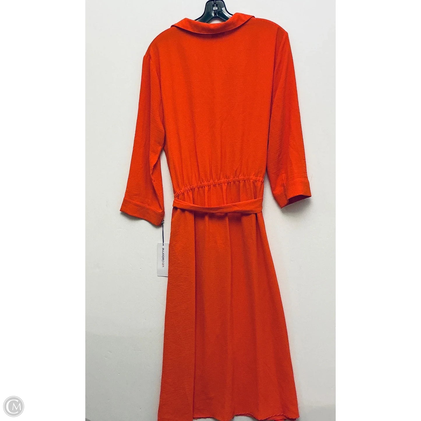 Dress Casual Maxi By Liz Claiborne In Orange, Size: 16