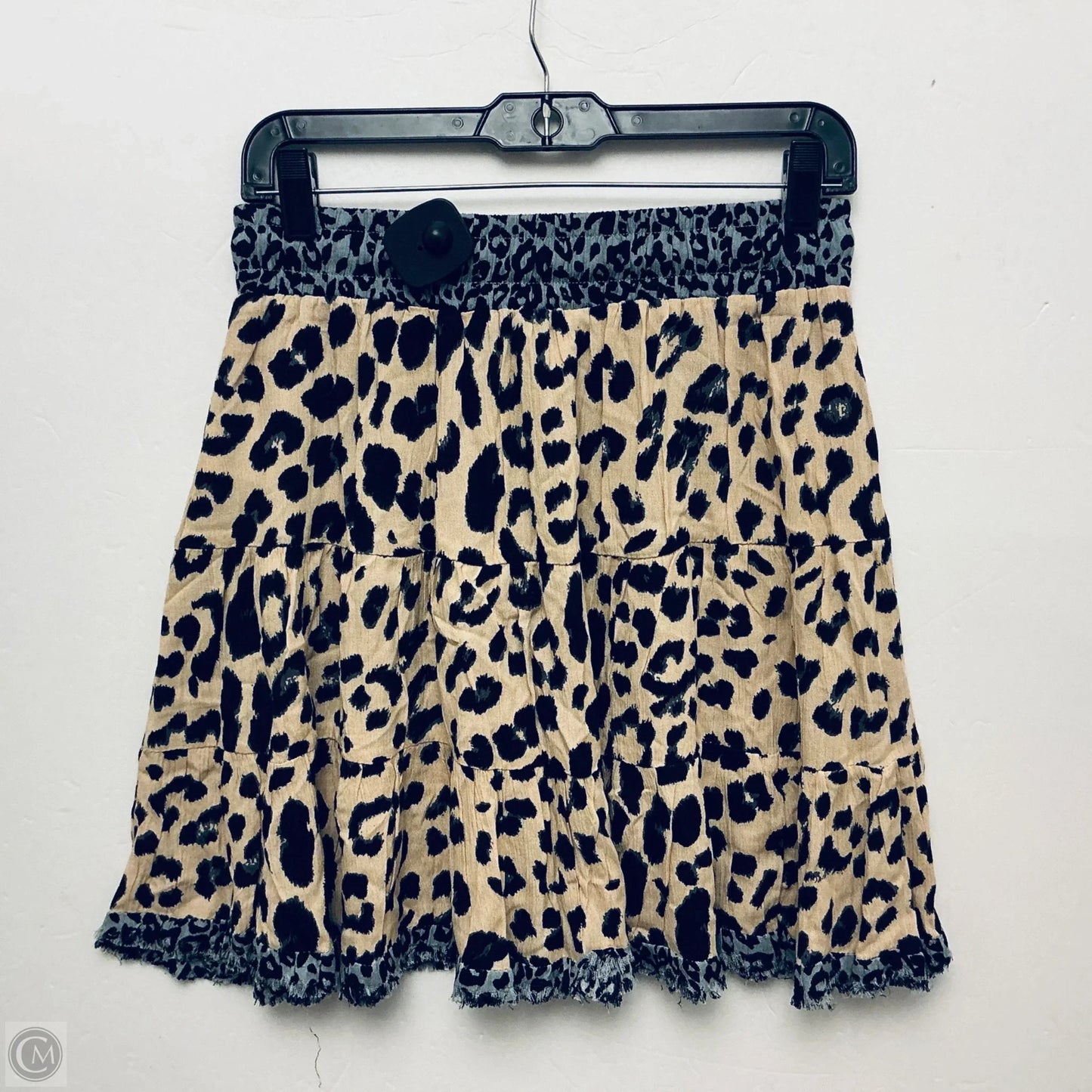 Skirt Mini & Short By Umgee In Animal Print, Size: M