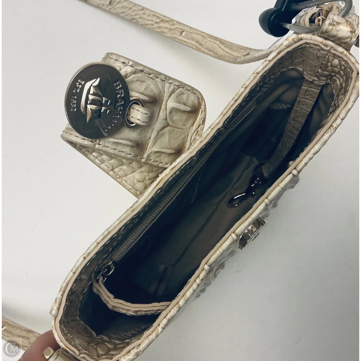 Crossbody Designer By Brahmin, Size: Medium