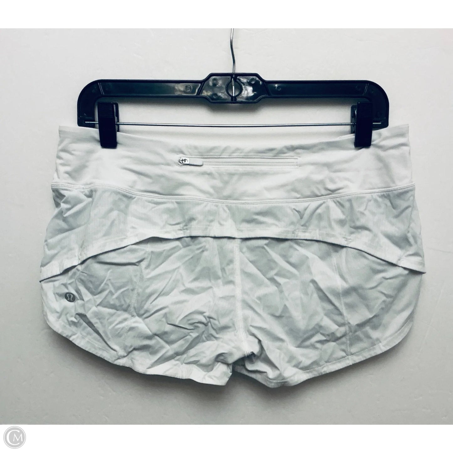 Athletic Shorts By Lululemon In White, Size: L