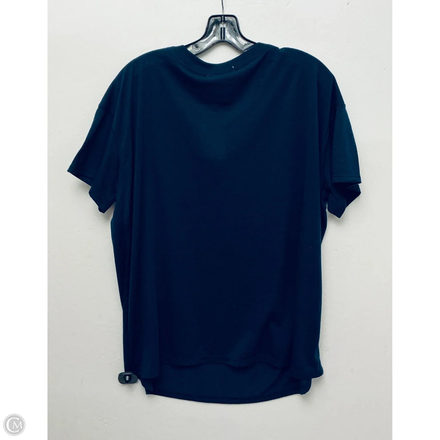 Top Short Sleeve Basic By Clothes Mentor In Navy, Size: L