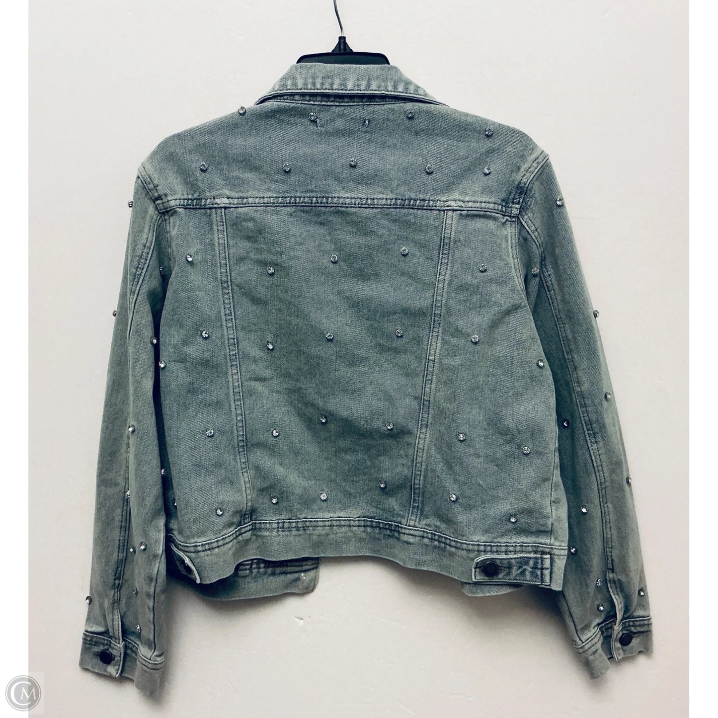 Jacket Denim By Veveret In Blue Denim, Size: M