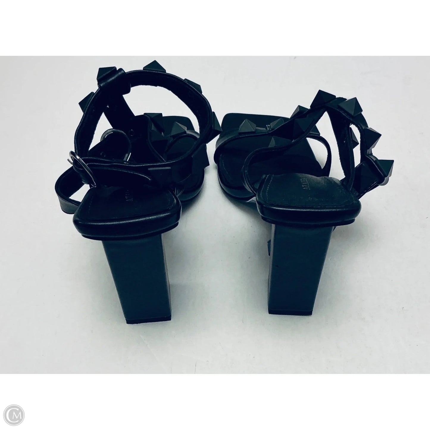 Sandals Heels Block By Azalea Wang In Black, Size: 7