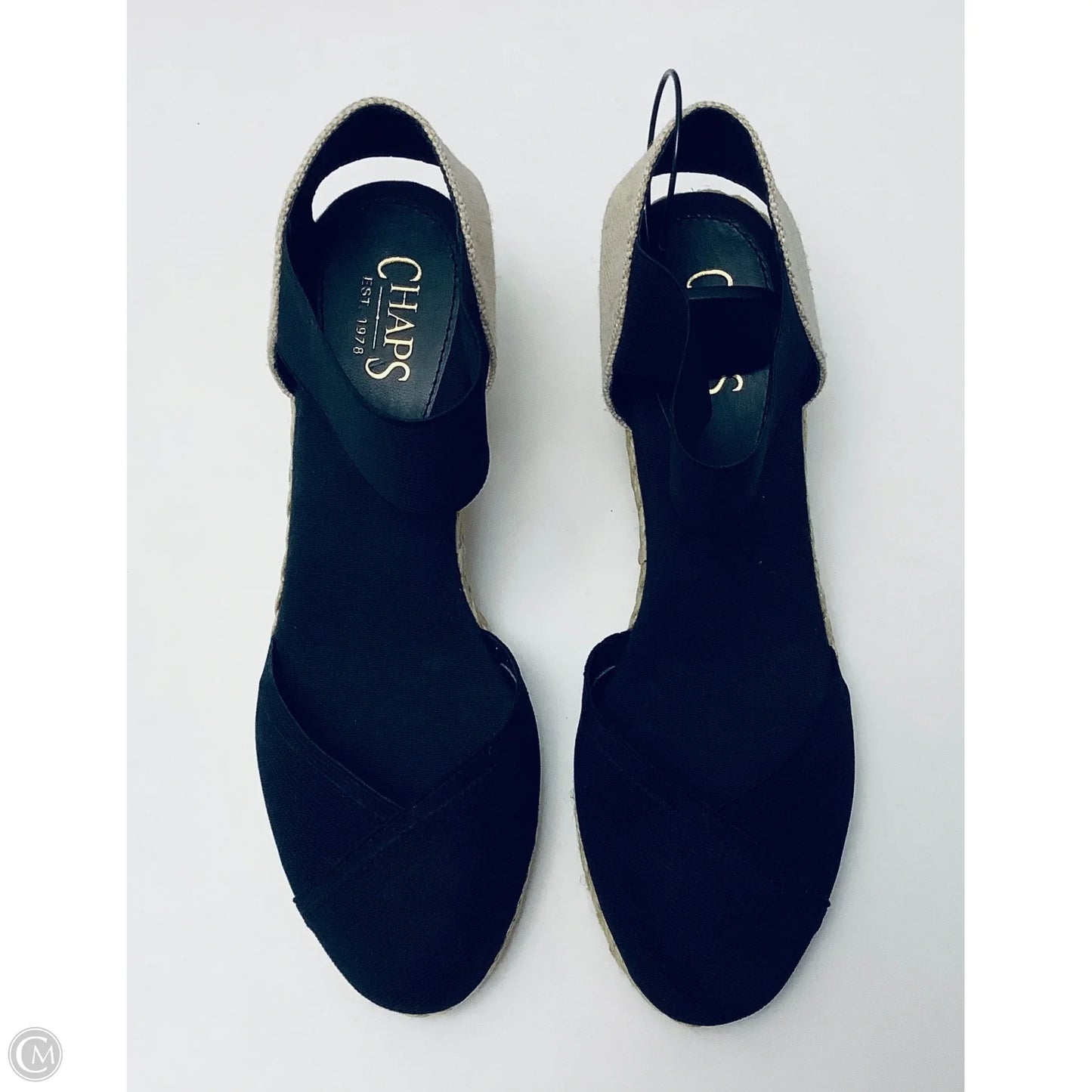 Shoes Heels Block By Chaps In Black, Size: 9