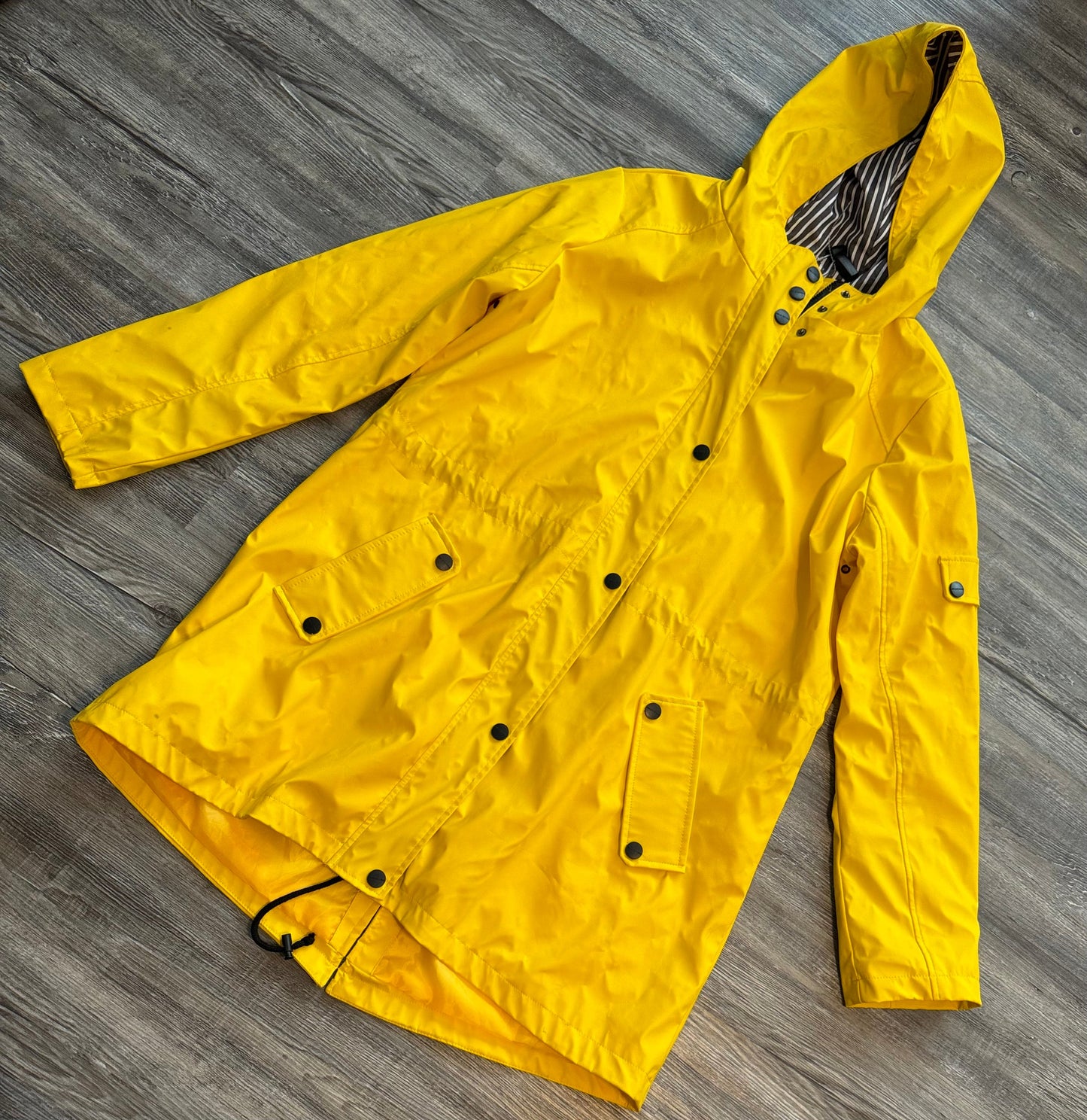 Coat Raincoat By Clothes Mentor  Size: L