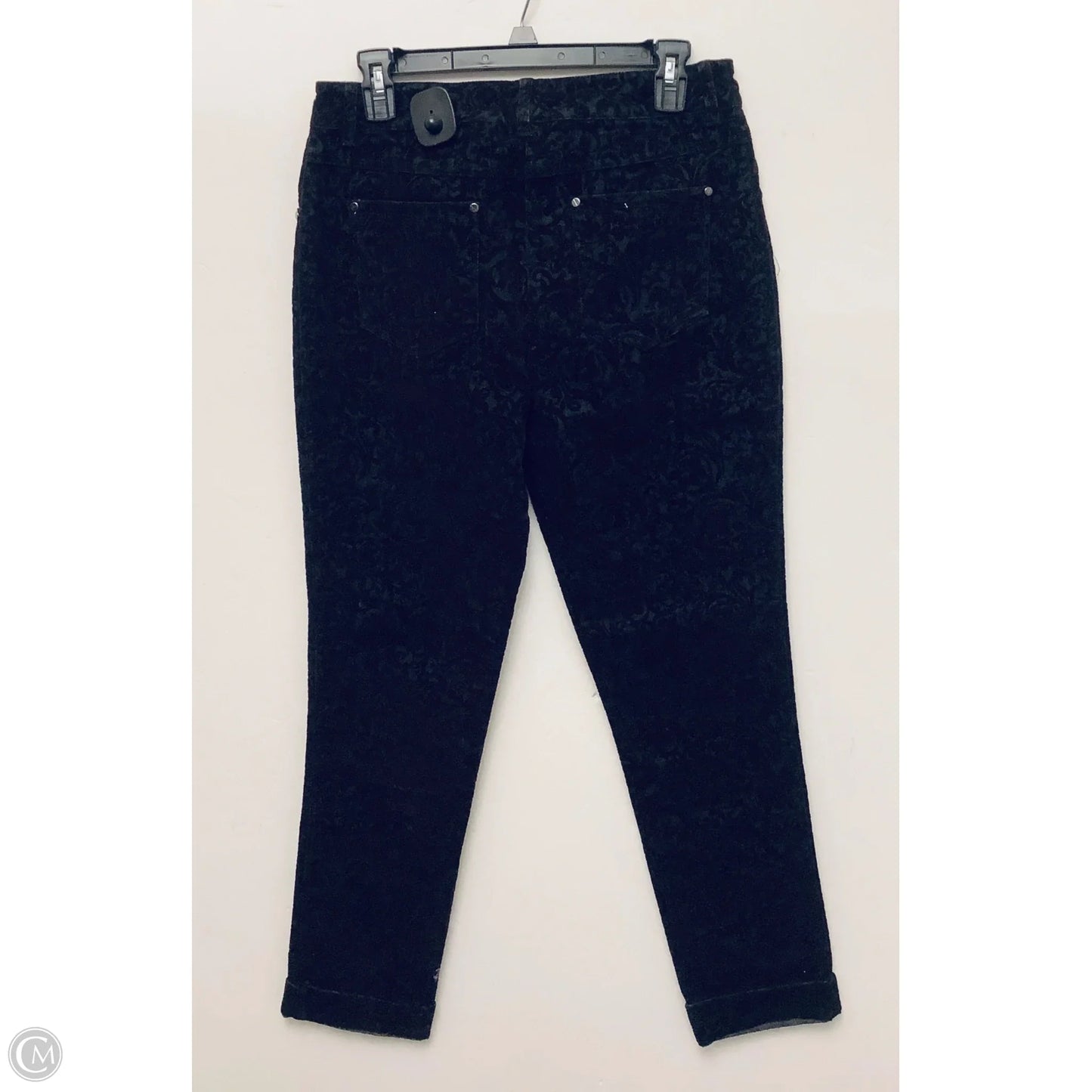 Jeans Straight By Per Se In Black, Size: 4