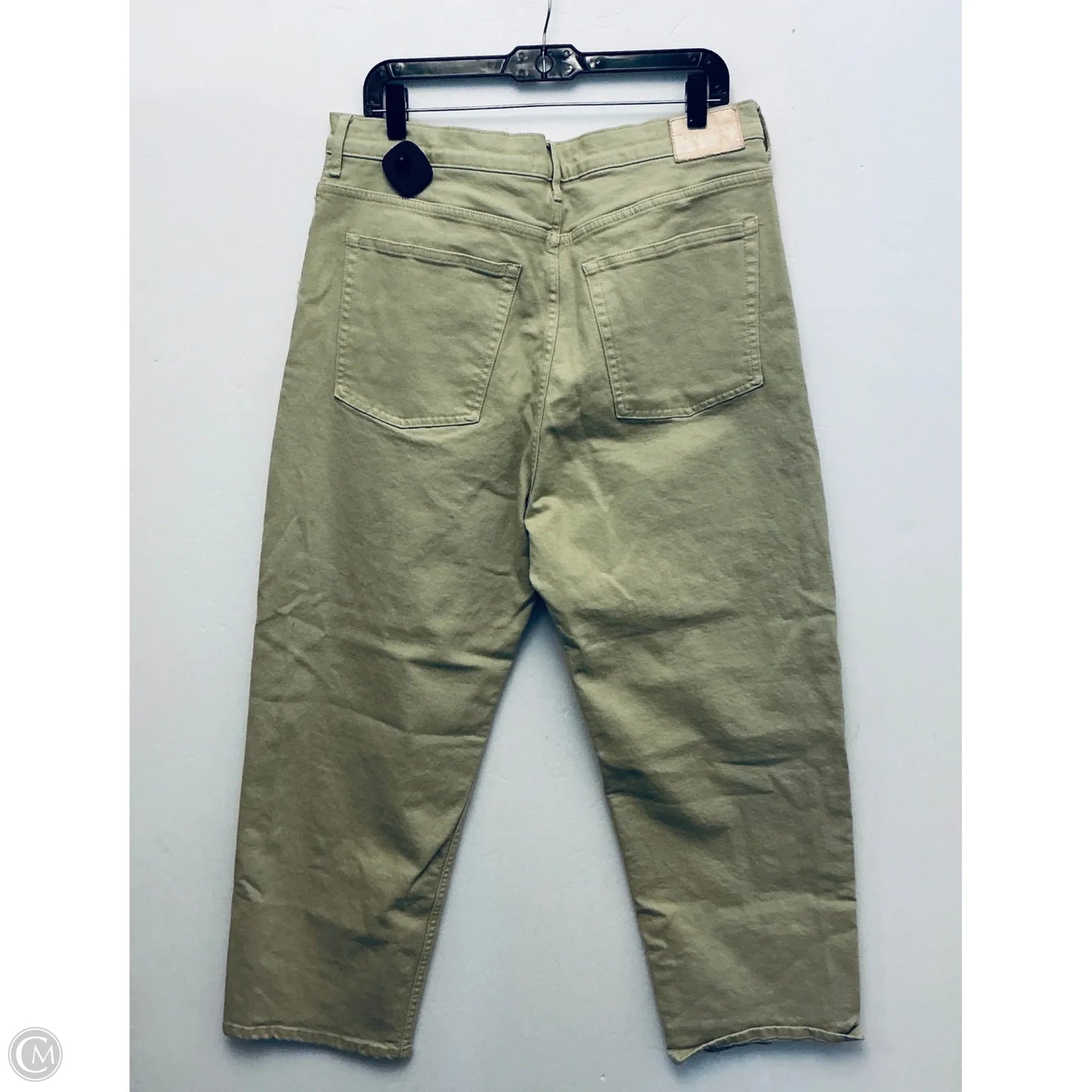 Jeans Wide Leg By Everlane In Green, Size: 12