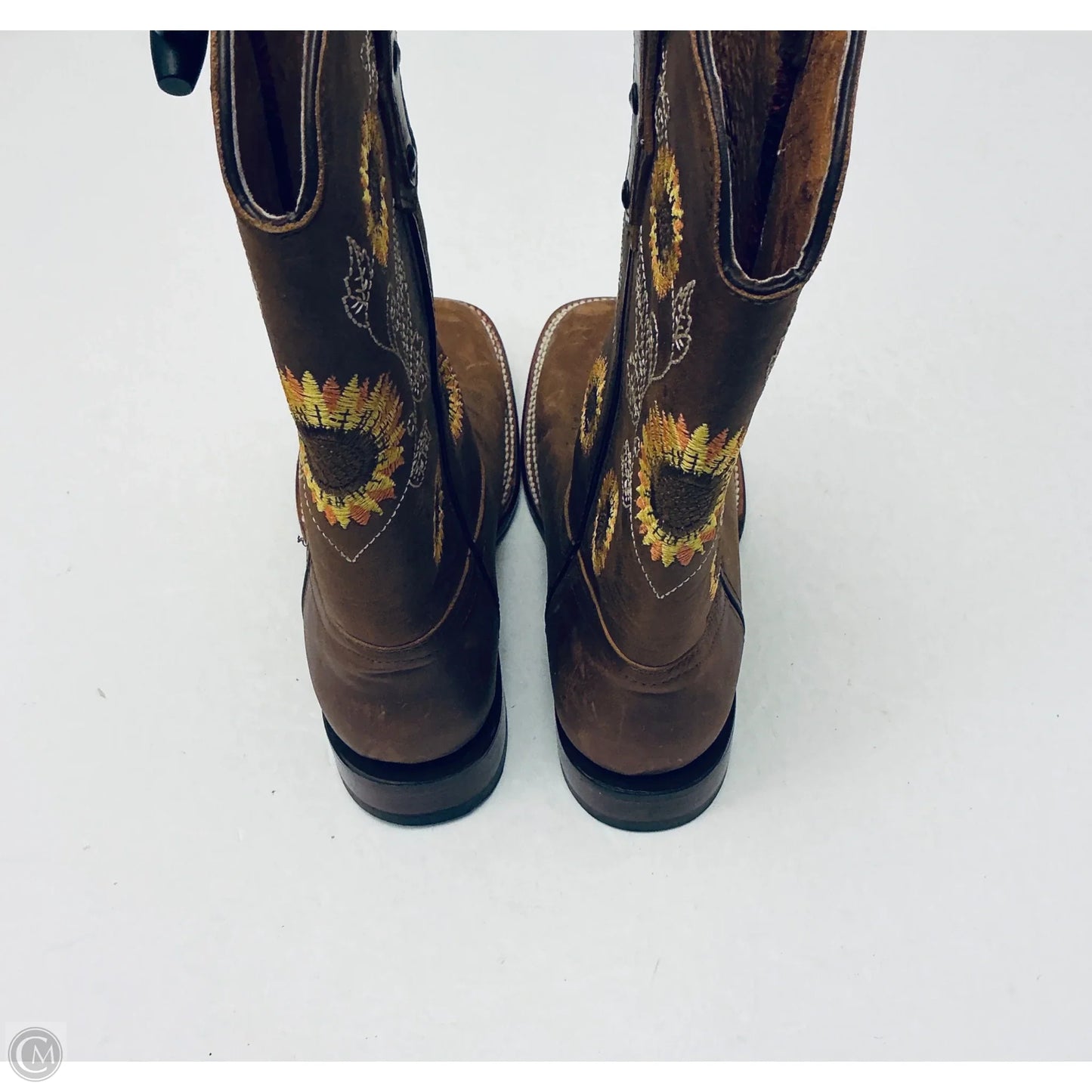 Boots Western By Cme In Floral Print, Size: 6